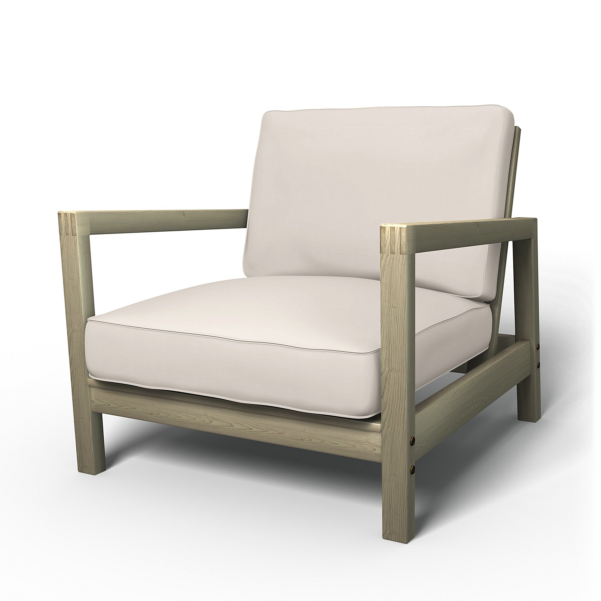 IKEA - Lillberg Armchair Cover, Soft White, Cotton - Bemz