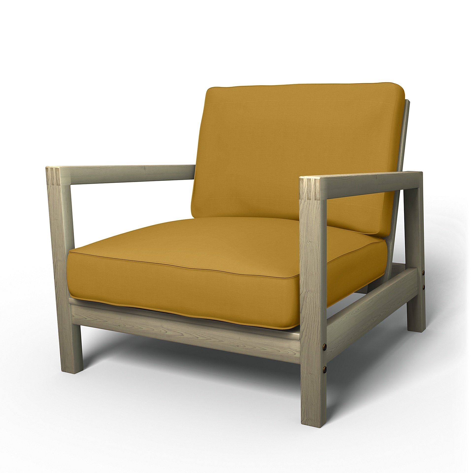 IKEA - Lillberg Armchair Cover, Honey Mustard, Cotton - Bemz
