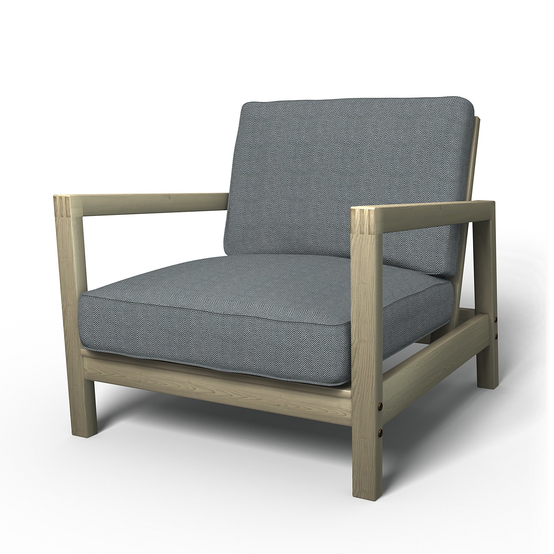 IKEA - Lillberg Armchair Cover, Denim, Cotton - Bemz