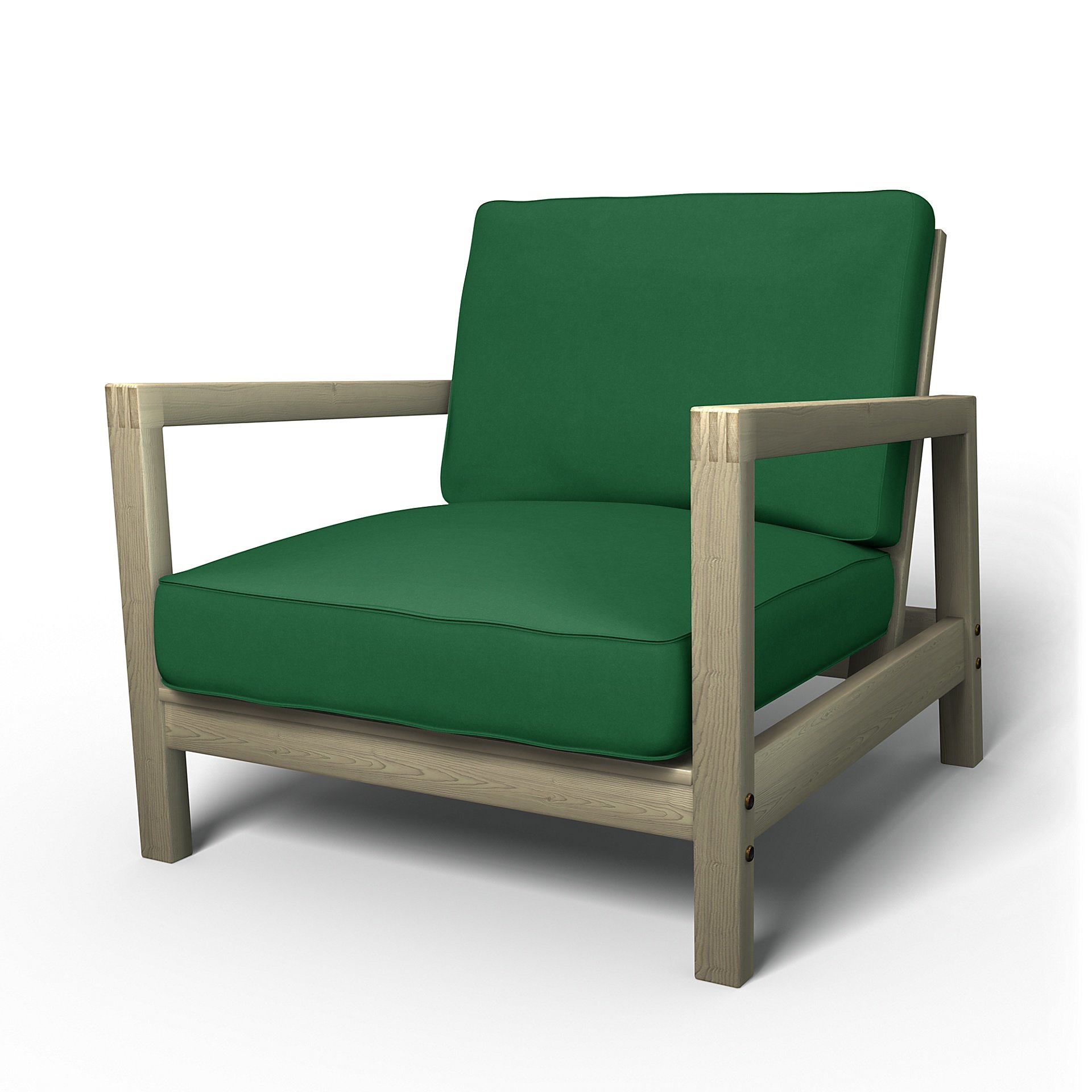 IKEA - Lillberg Armchair Cover, Abundant Green, Velvet - Bemz