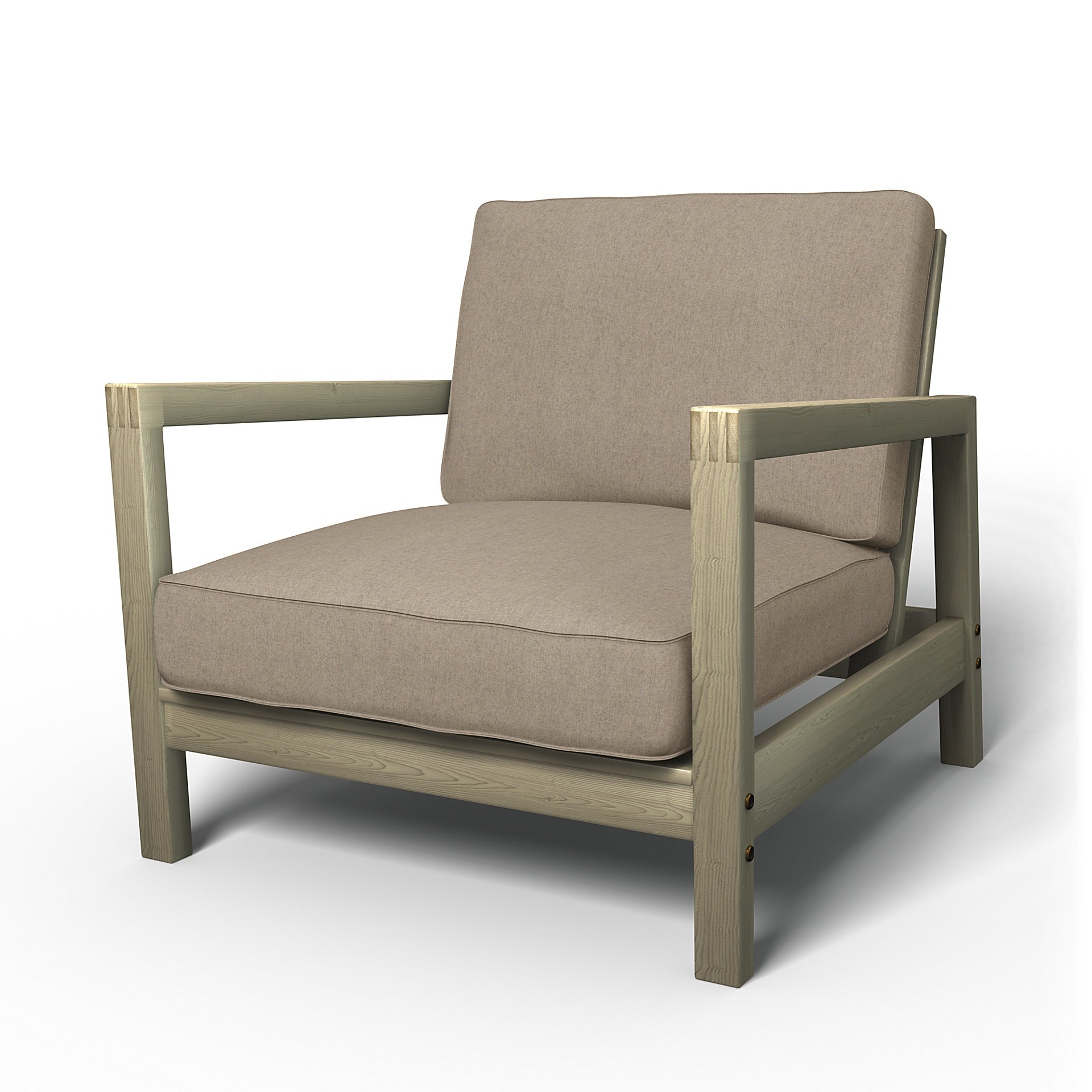 IKEA - Lillberg Armchair Cover, Birch, Wool - Bemz