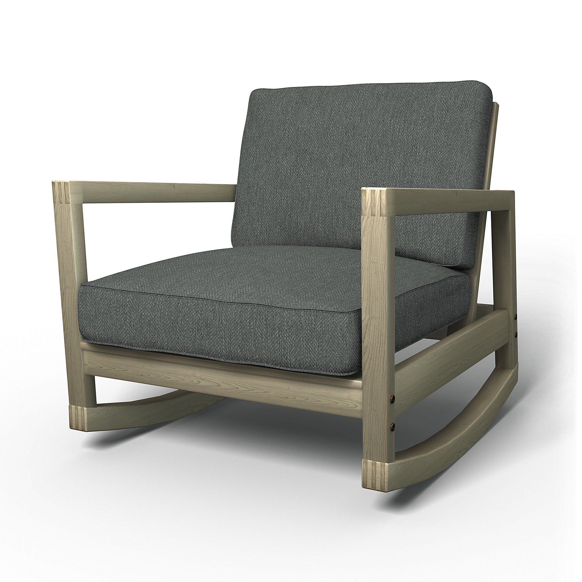 IKEA - Lillberg Rocking Chair Cover, Laurel, Boucle & Texture - Bemz