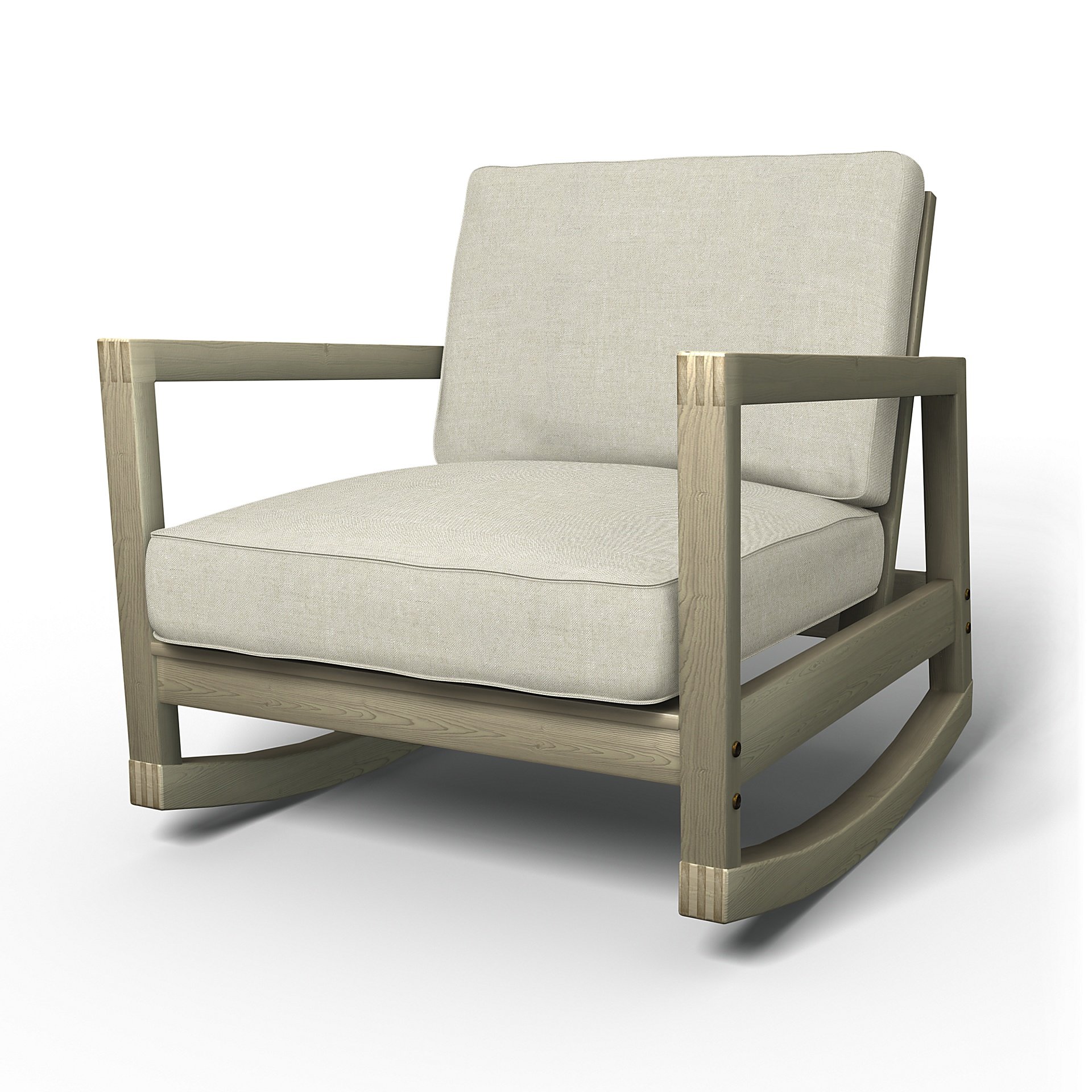 IKEA - Lillberg Rocking Chair Cover, Natural, Linen - Bemz
