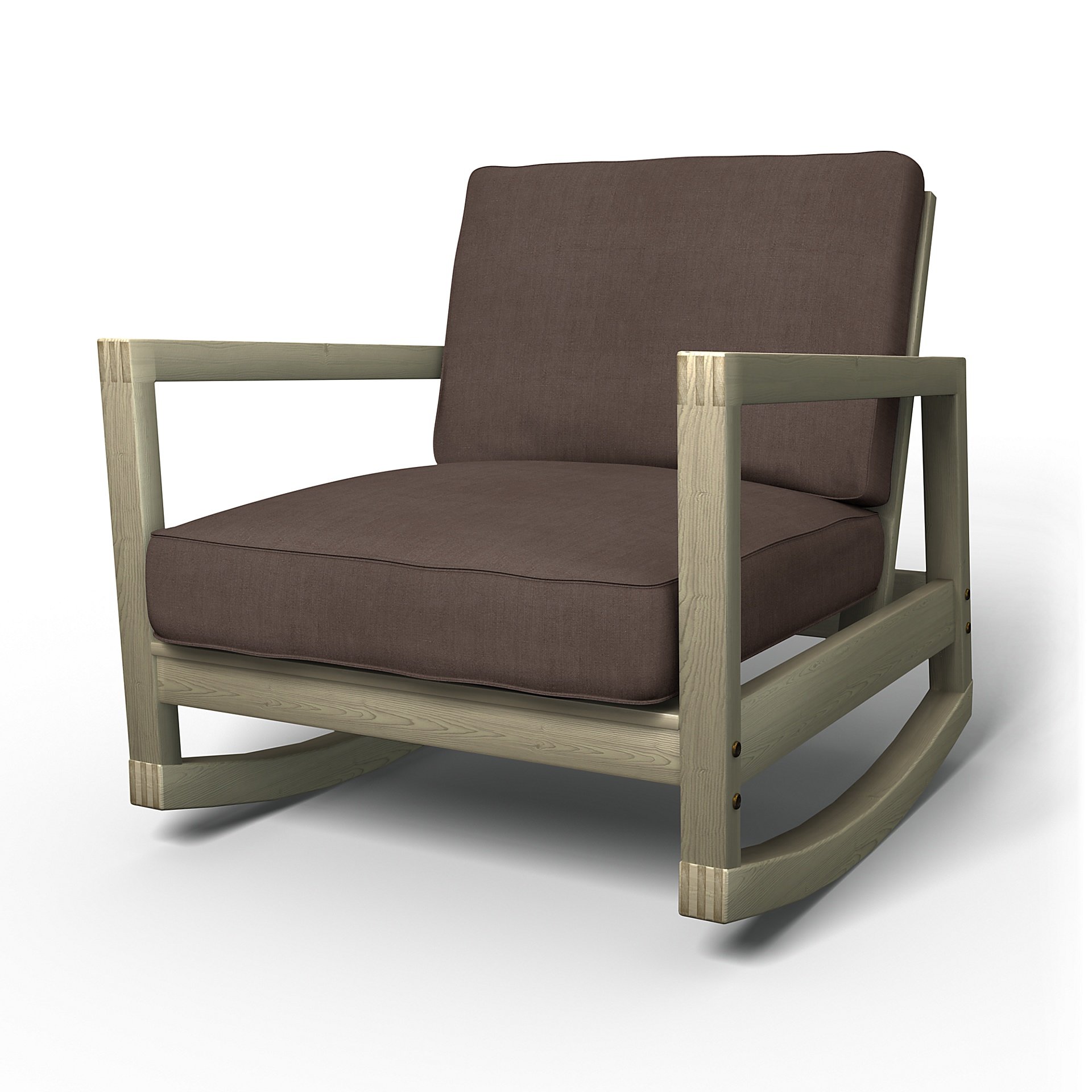 IKEA - Lillberg Rocking Chair Cover, Cocoa, Linen - Bemz