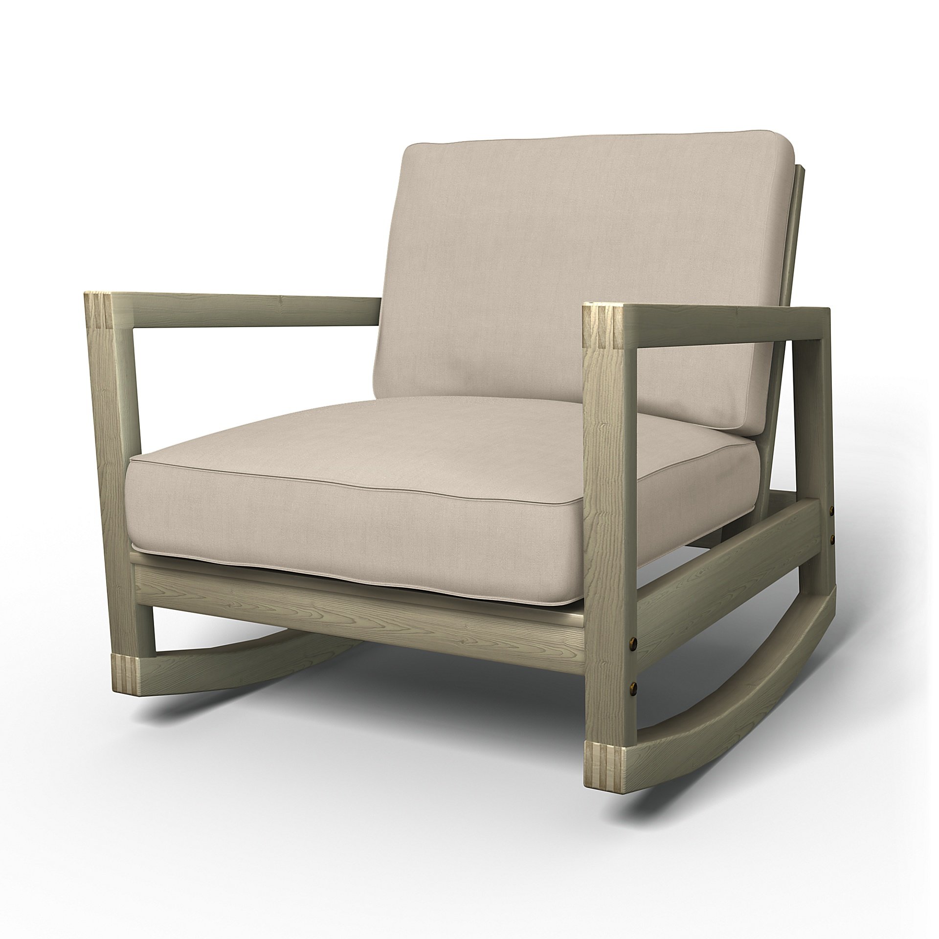 IKEA - Lillberg Rocking Chair Cover, Parchment, Linen - Bemz
