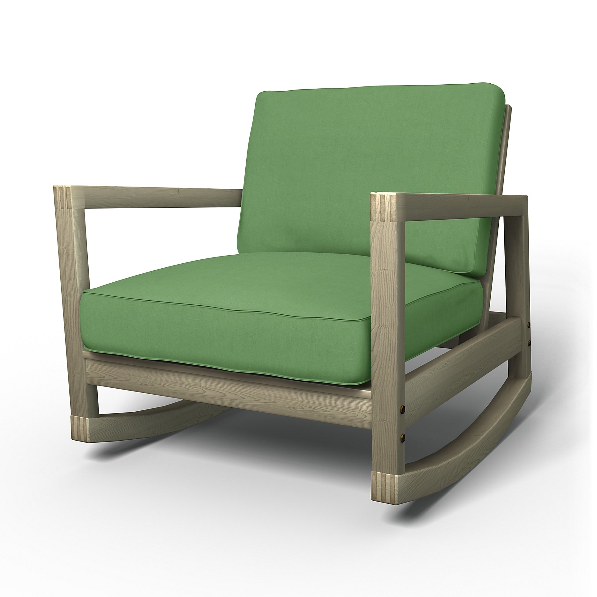 IKEA - Lillberg Rocking Chair Cover, Apple Green, Linen - Bemz