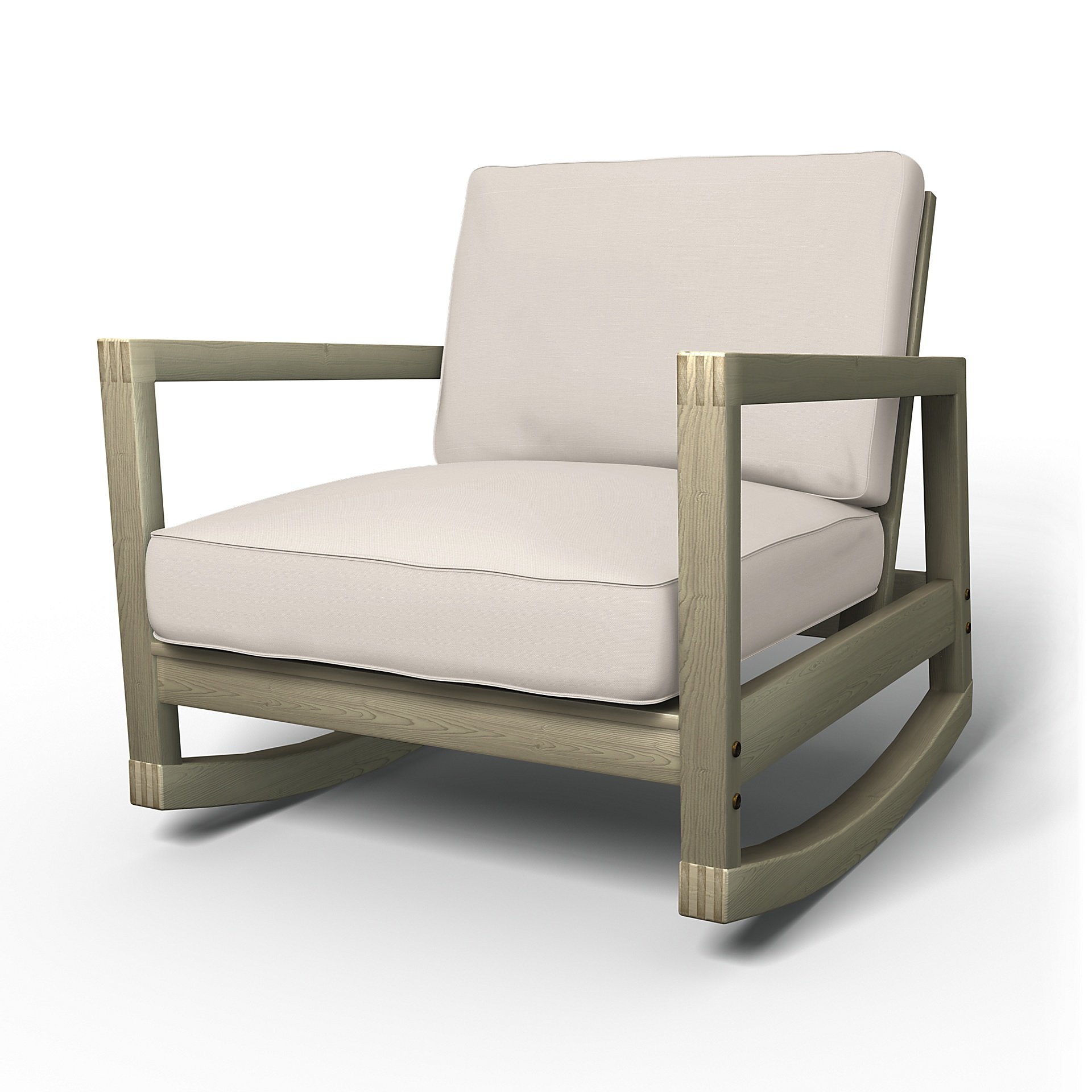 IKEA - Lillberg Rocking Chair Cover, Soft White, Cotton - Bemz