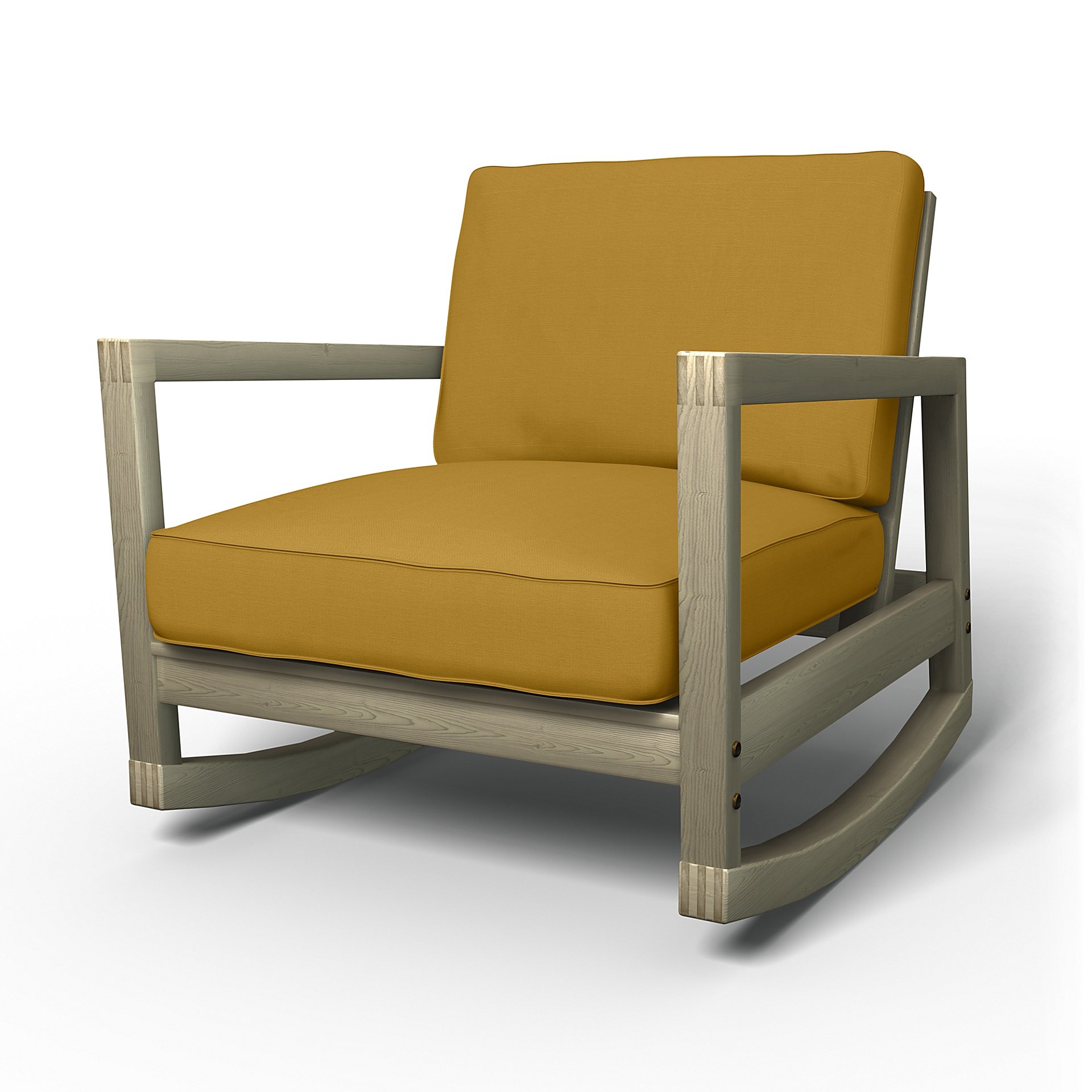 IKEA - Lillberg Rocking Chair Cover, Honey Mustard, Cotton - Bemz