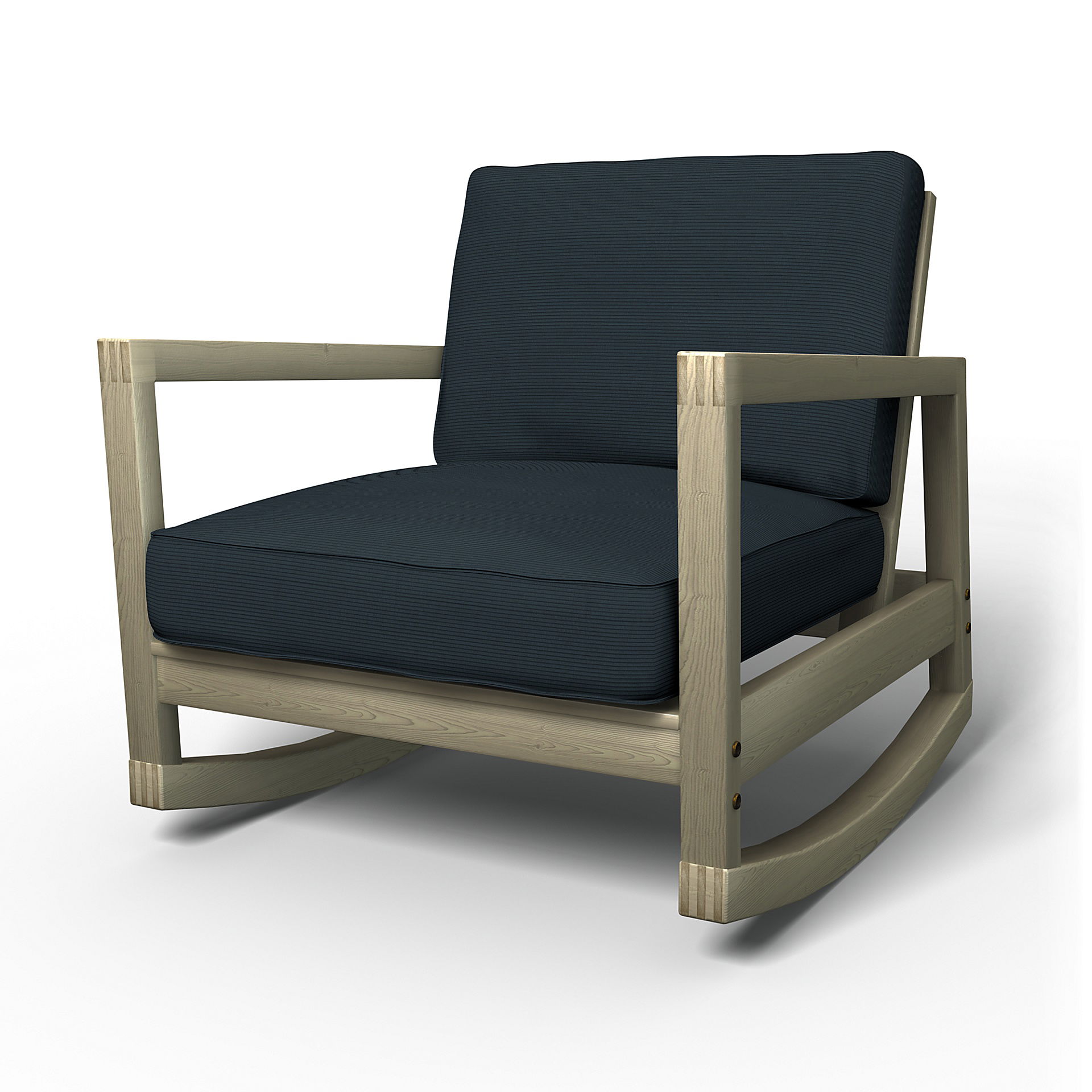 IKEA - Lillberg Rocking Chair Cover, Orion Blue, Corduroy - Bemz