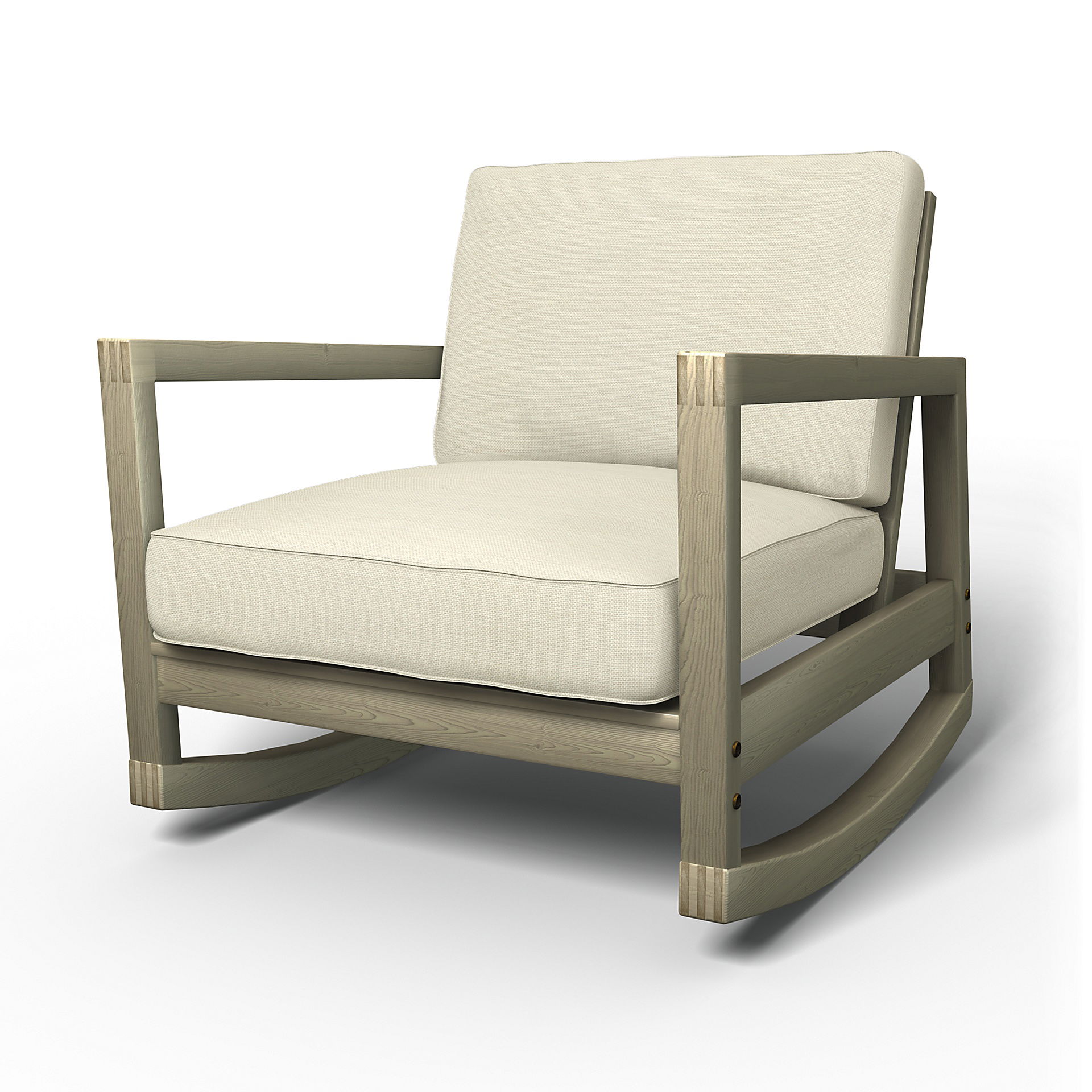 IKEA - Lillberg Rocking Chair Cover, Sand Beige, Cotton - Bemz