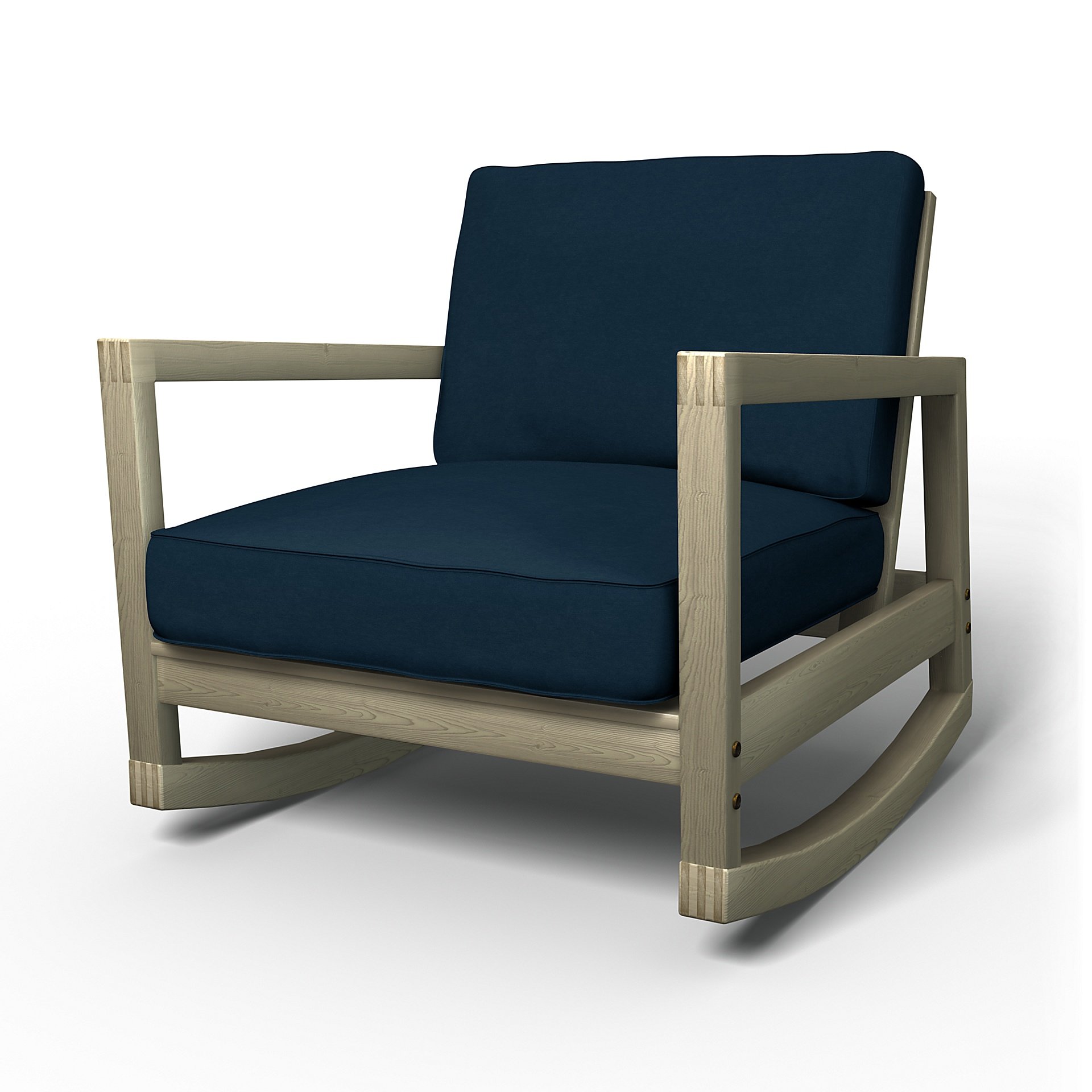 IKEA - Lillberg Rocking Chair Cover, Midnight, Velvet - Bemz