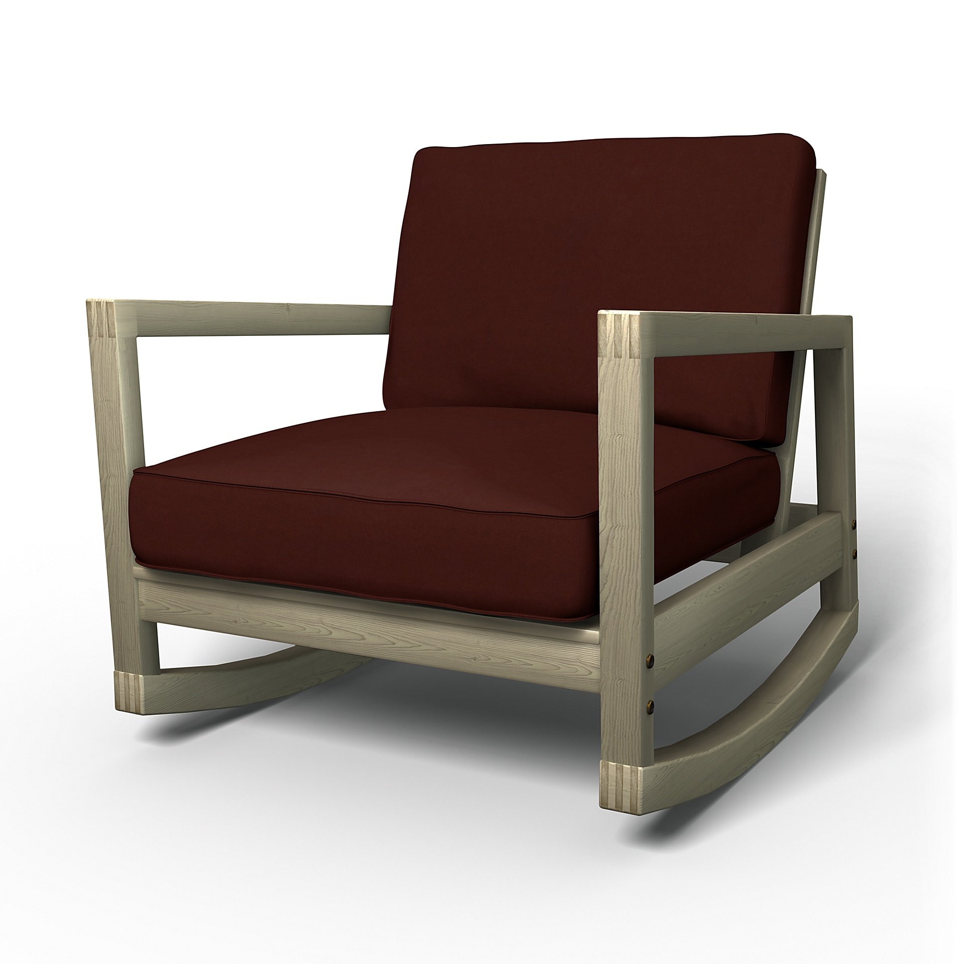 IKEA - Lillberg Rocking Chair Cover, Ground Coffee, Velvet - Bemz