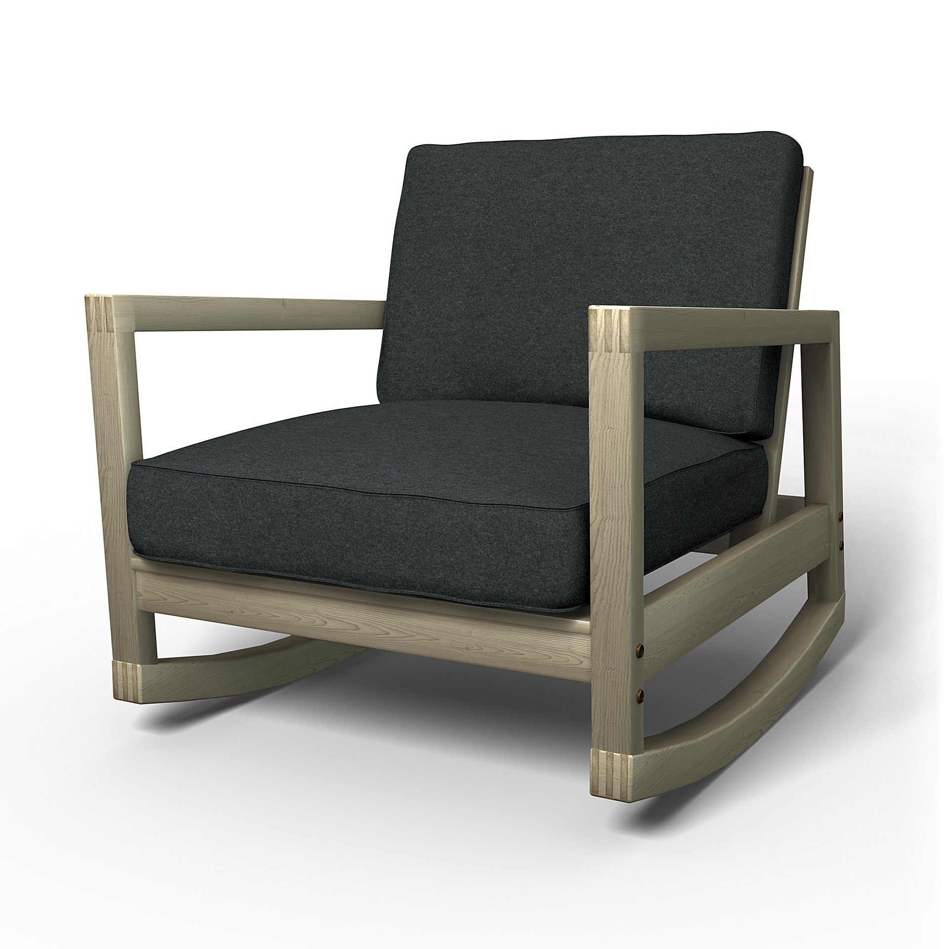 IKEA - Lillberg Rocking Chair Cover, Stone, Wool - Bemz