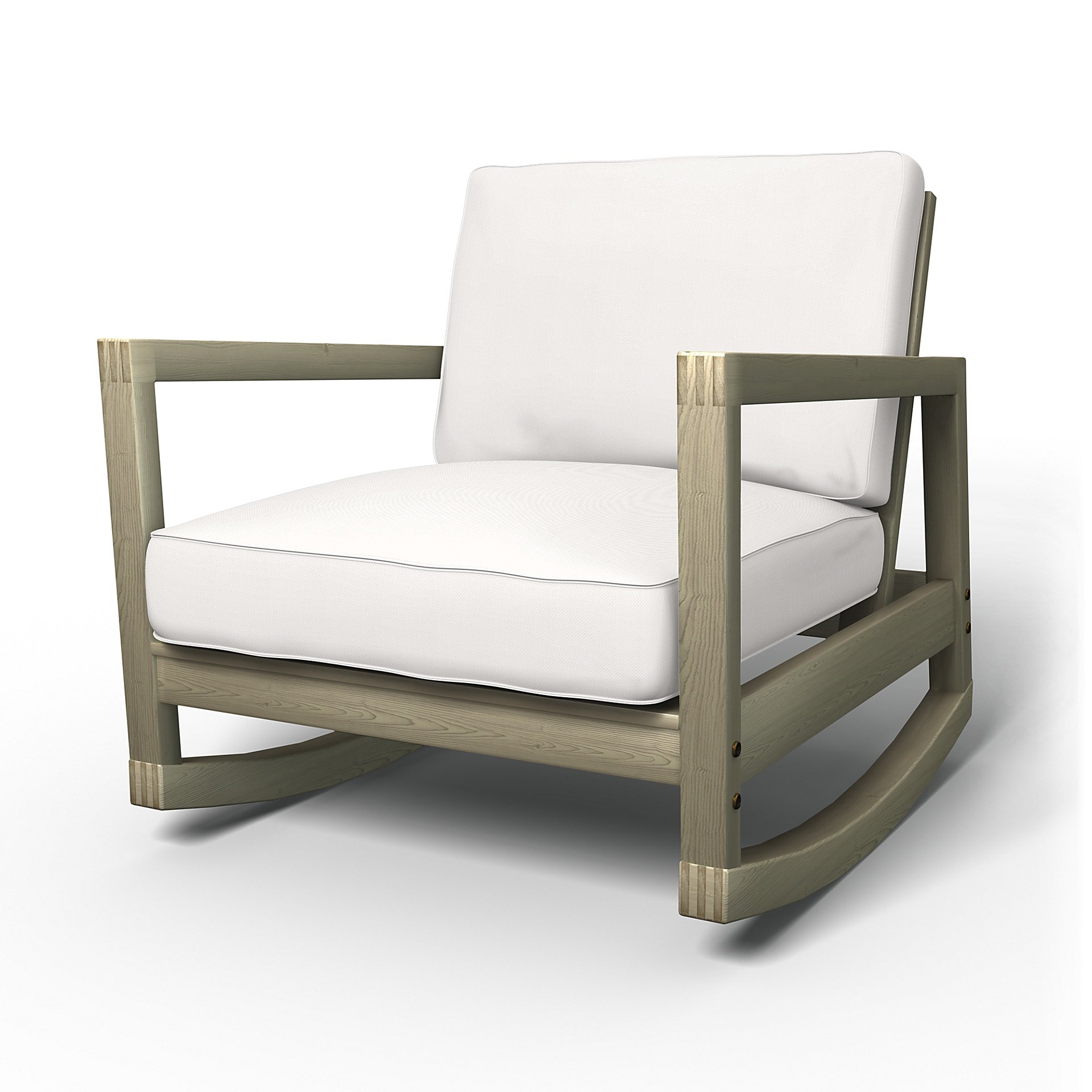 IKEA - Lillberg Rocking Chair Cover, Soft White, Linen - Bemz