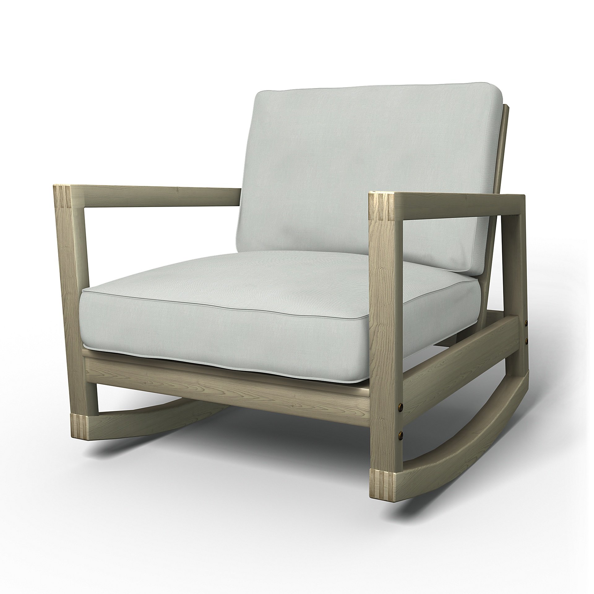 IKEA - Lillberg Rocking Chair Cover, Silver Grey, Linen - Bemz