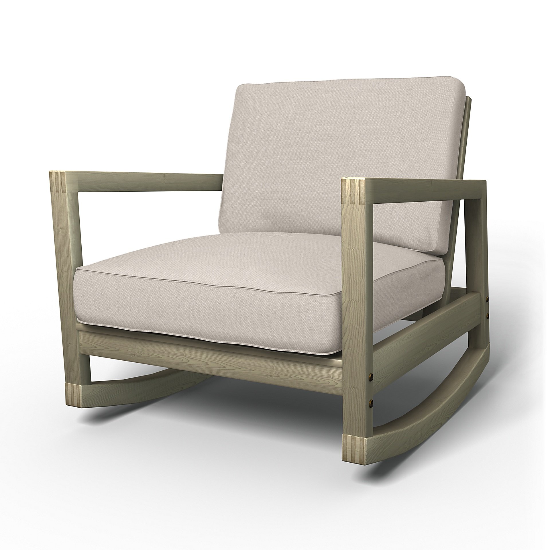 IKEA - Lillberg Rocking Chair Cover, Chalk, Linen - Bemz
