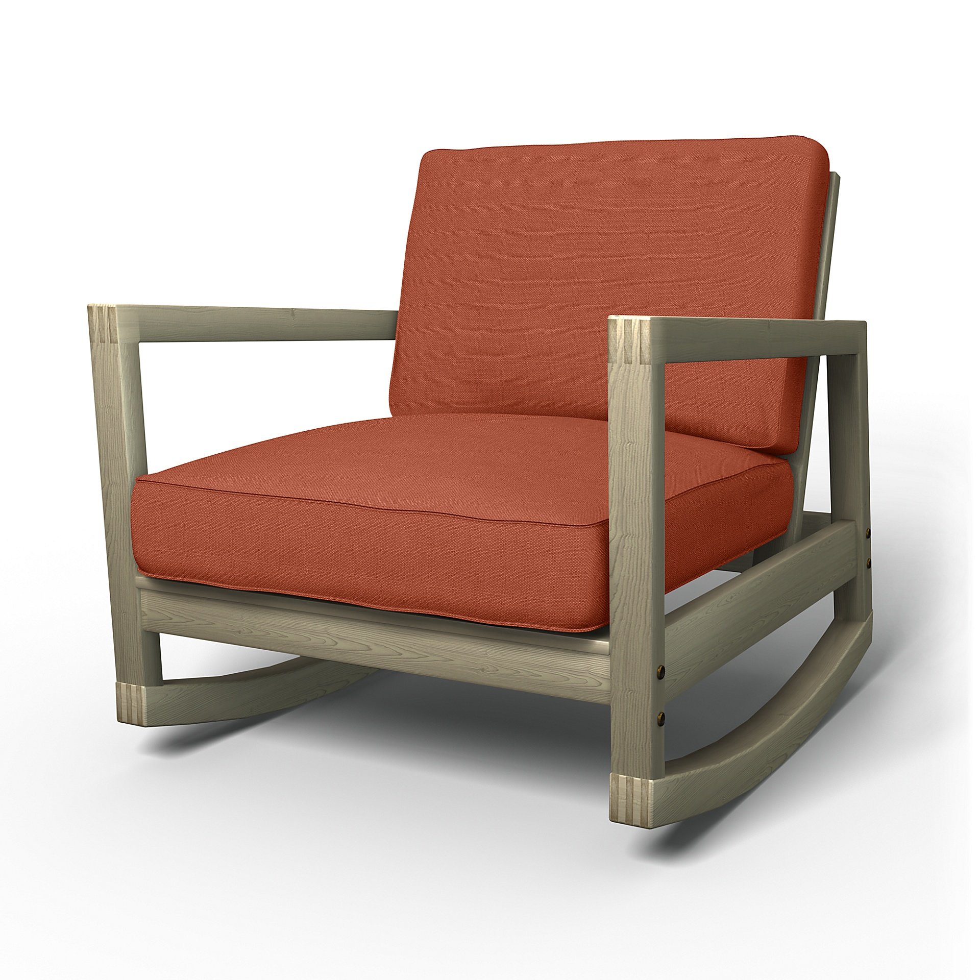 IKEA - Lillberg Rocking Chair Cover, Burnt Orange, Linen - Bemz
