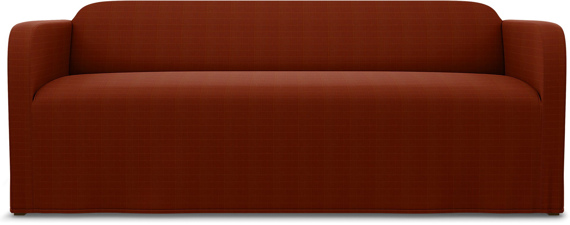 IKEA - Linanäs 3 Seater cover, Burnt Sienna, Velvet - Bemz