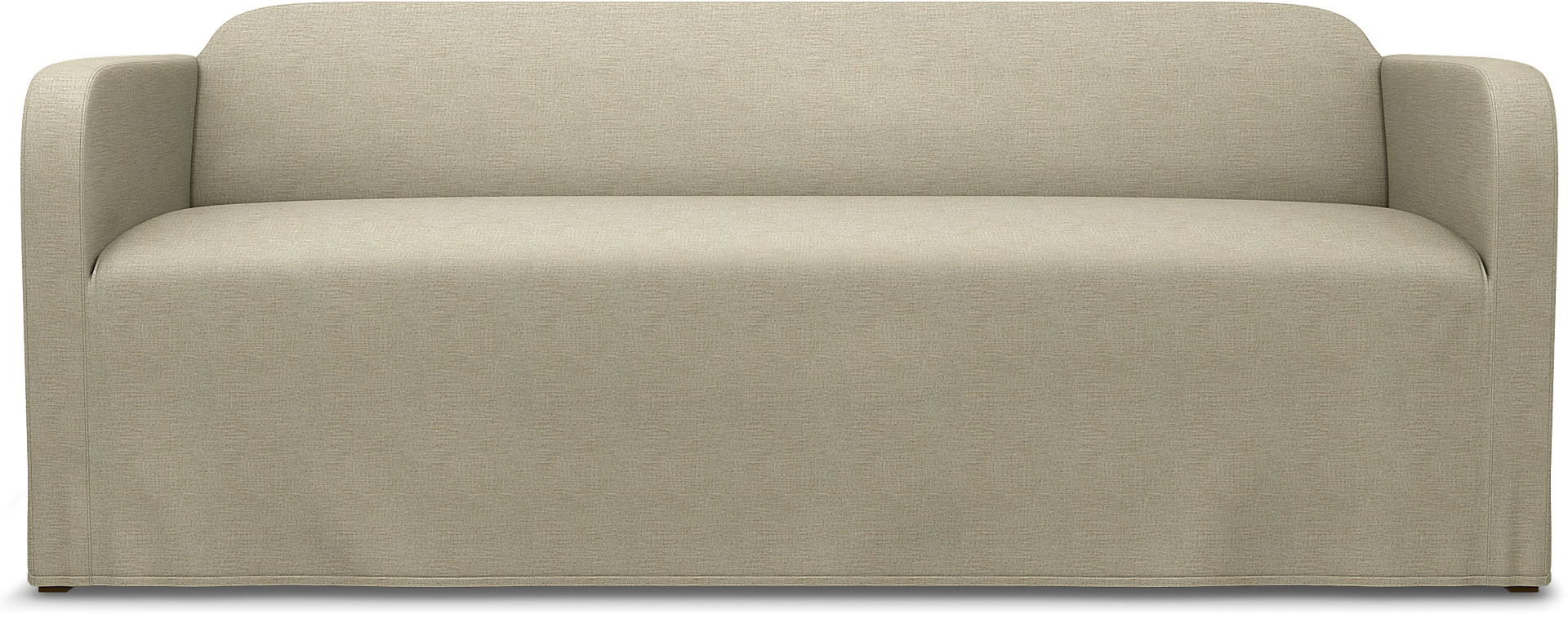 IKEA - Linanäs 3 Seater cover, Soft White, Bouclé & Texture - Bemz