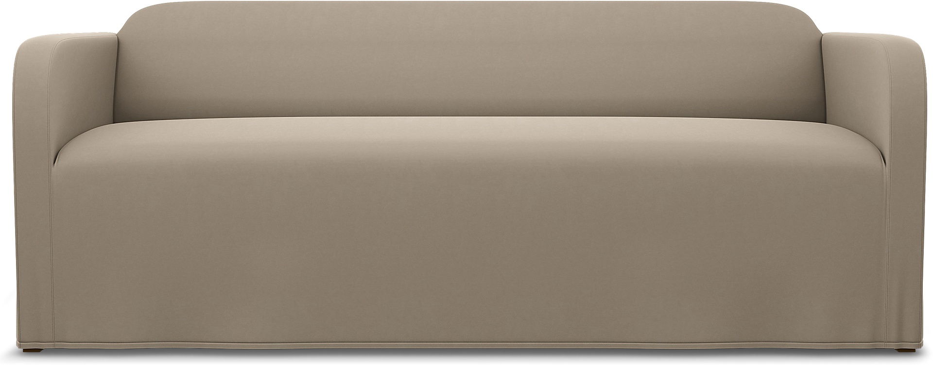 IKEA - Linanäs 3 Seater cover, Feather, Velvet - Bemz