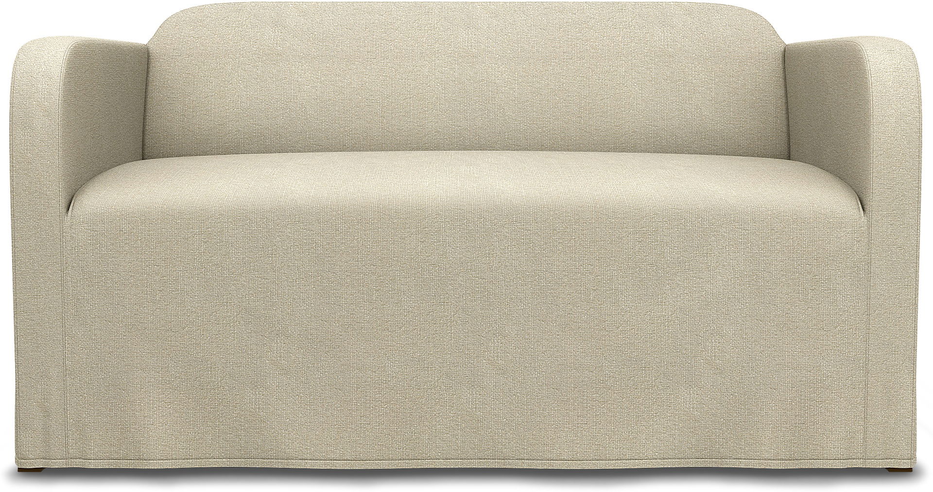 IKEA - Linanäs 2 Seater cover, Cream, Bouclé & Texture - Bemz