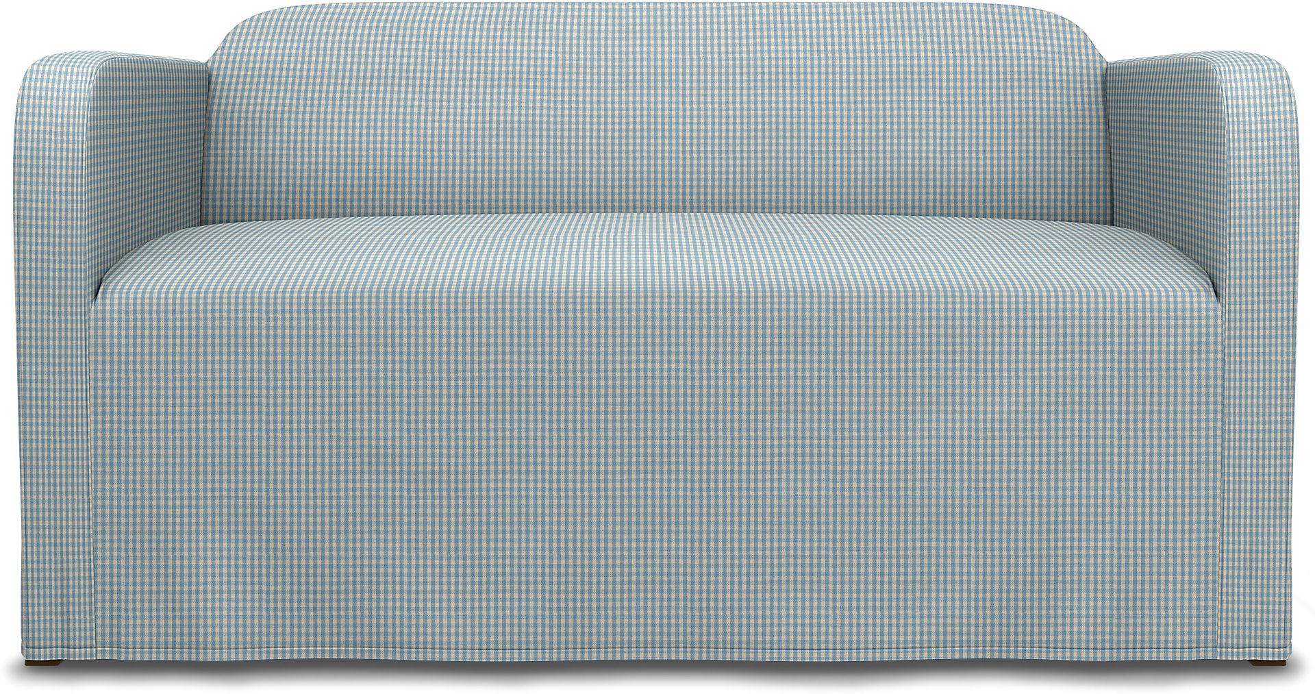 IKEA - Linanäs 2 Seater cover, Sky Blue, Cotton - Bemz