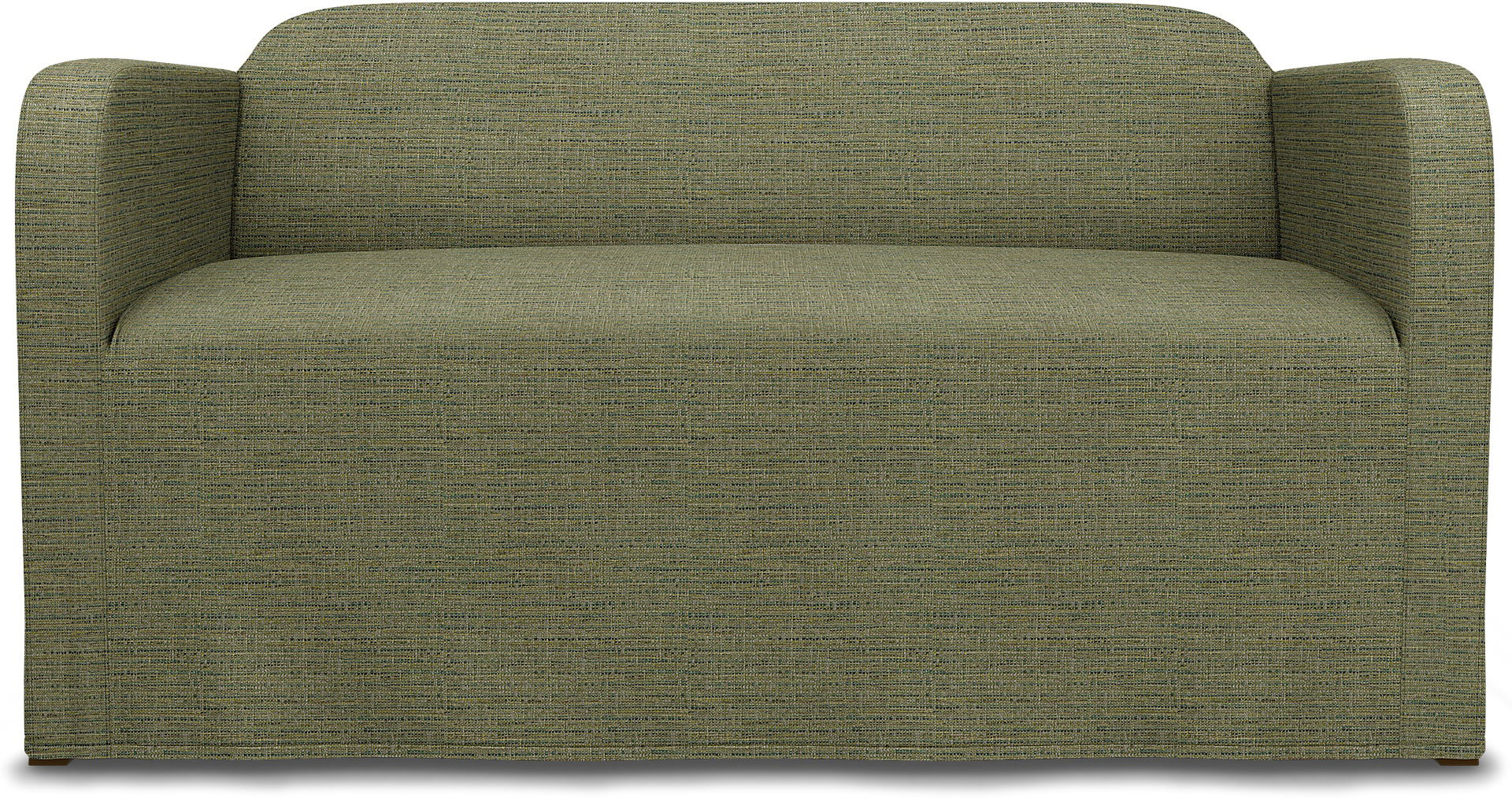 IKEA - Överdrag till Linanäs 2-sitssoffa, Meadow Green, BOUCLÉ & TEXTUR - Bemz