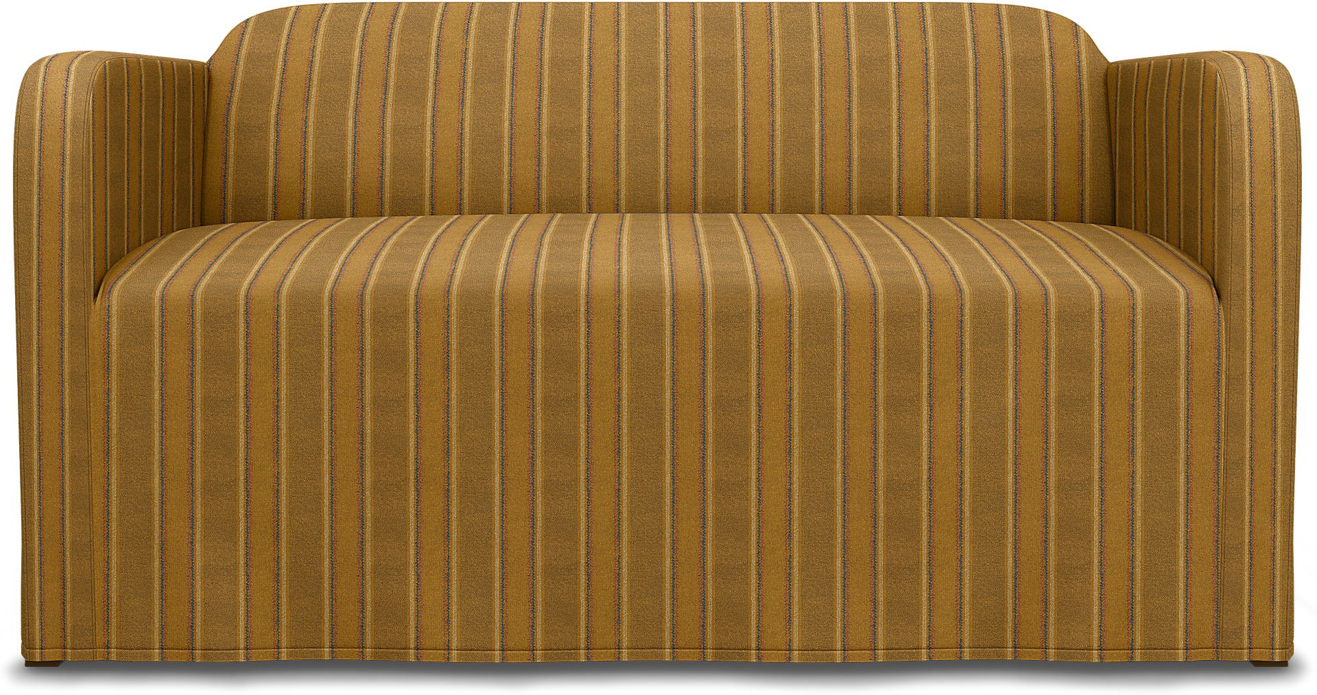 IKEA - Linanäs 2 Seater cover, Mustard Stripe, Cotton - Bemz