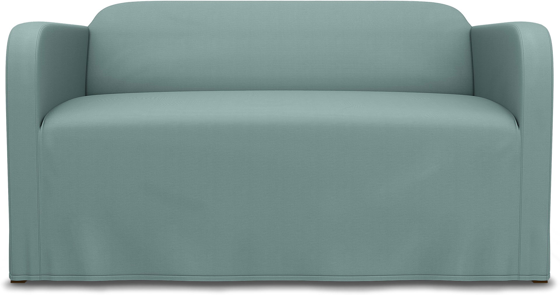 IKEA - Linanäs 2 Seater cover, Mineral Blue, Cotton - Bemz