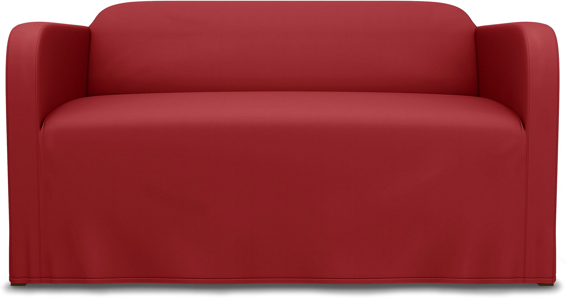 IKEA - Linanäs 2 Seater cover, Scarlet Red, Cotton - Bemz