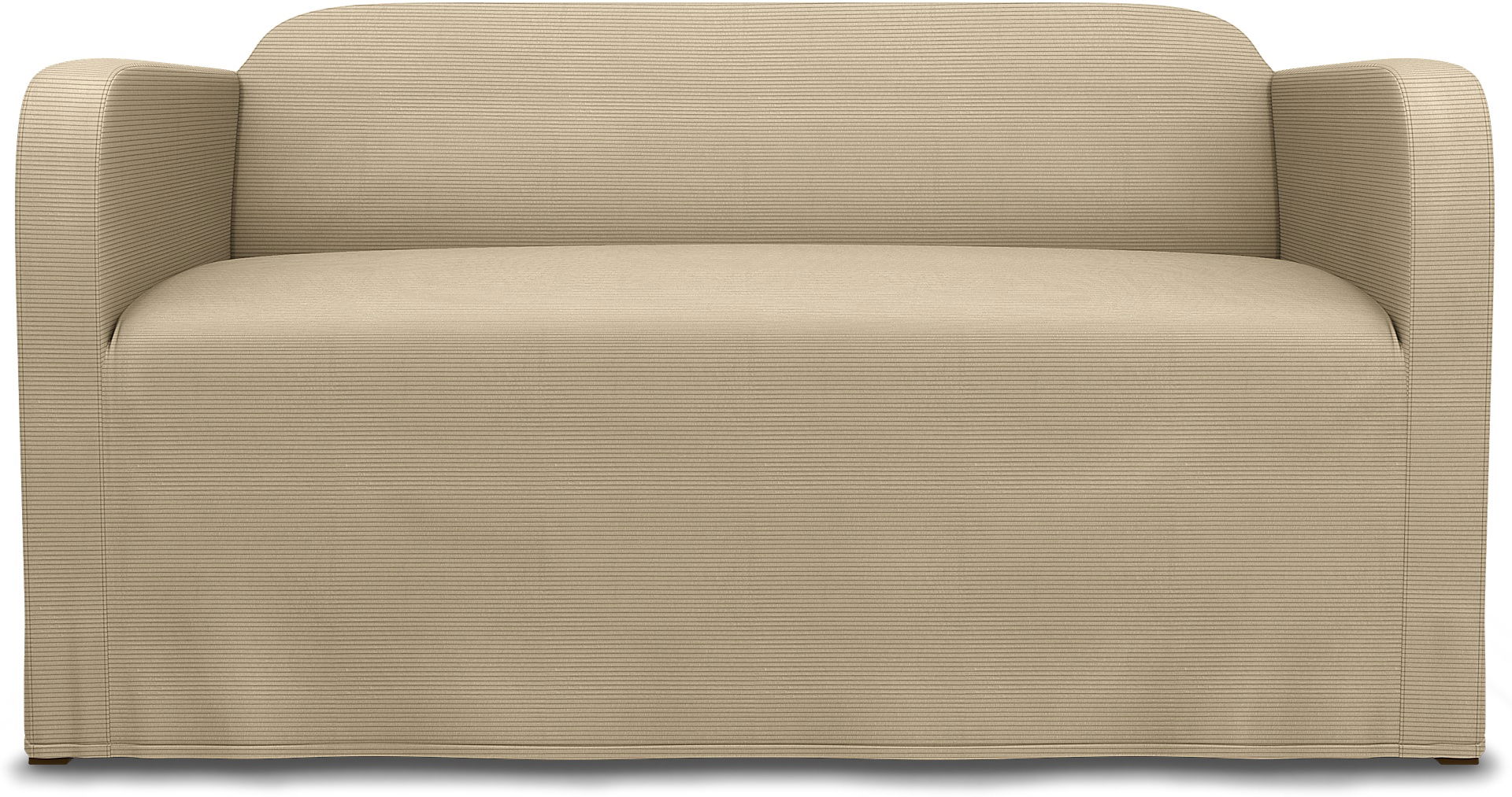 IKEA - Linanäs 2 Seater cover, Oyster Grey, Corduroy - Bemz