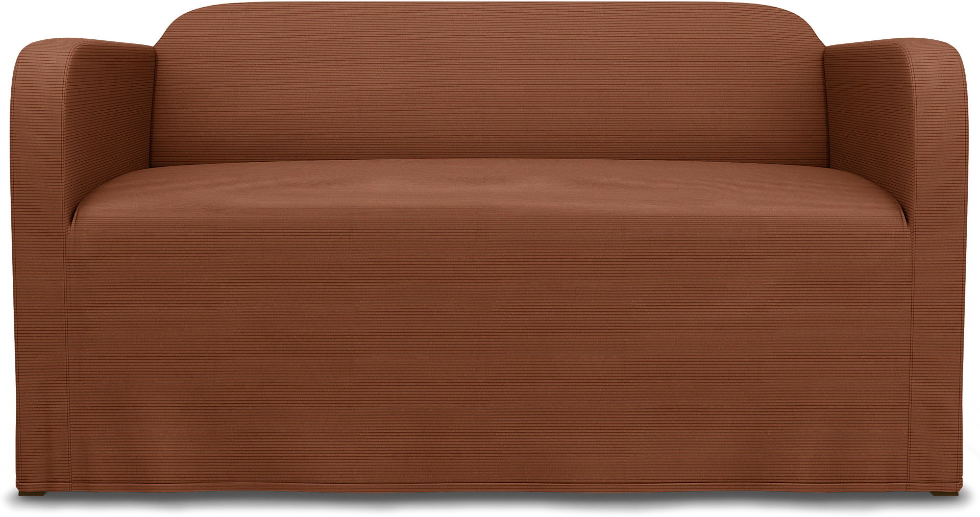 IKEA - Linanäs 2 Seater cover, Rustic Rouge, Corduroy - Bemz