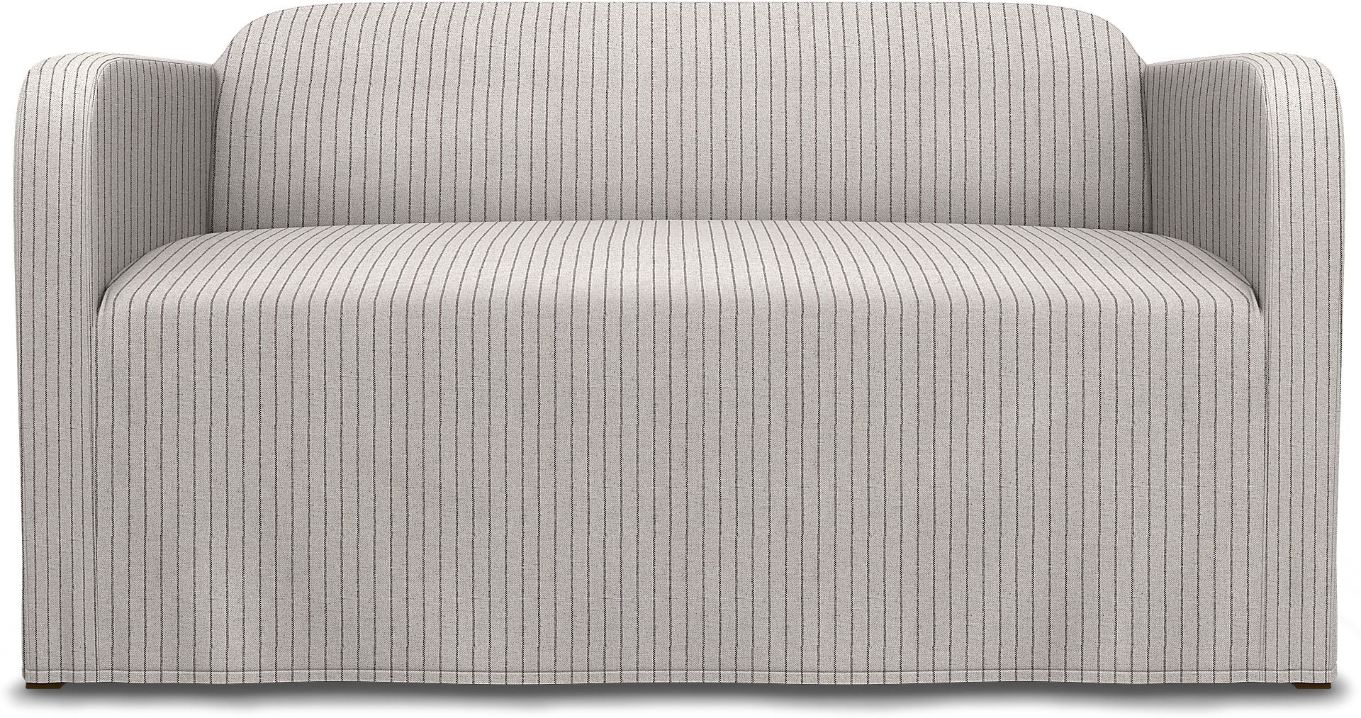IKEA - Linanäs 2 Seater cover, Silver Grey, Cotton - Bemz