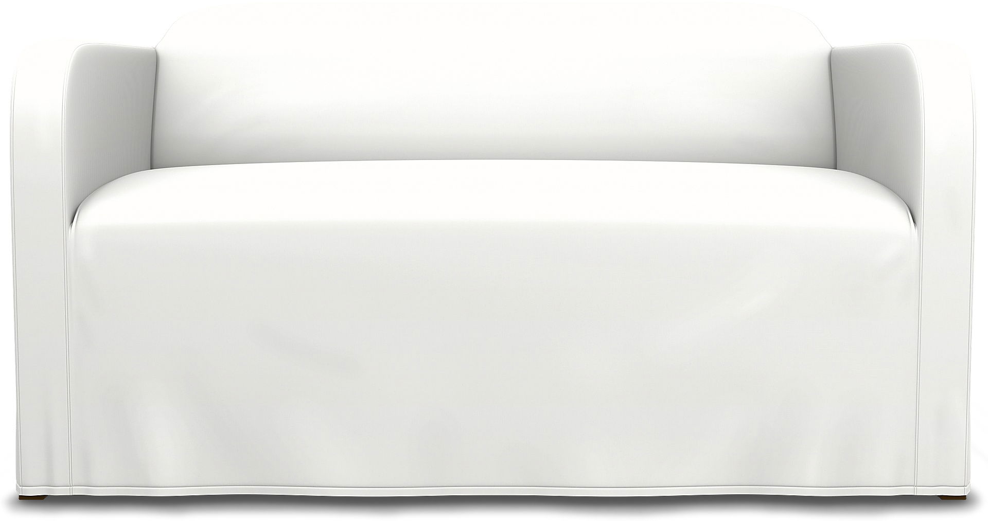 IKEA - Linanäs 2 Seater cover, Absolute White, Linen - Bemz
