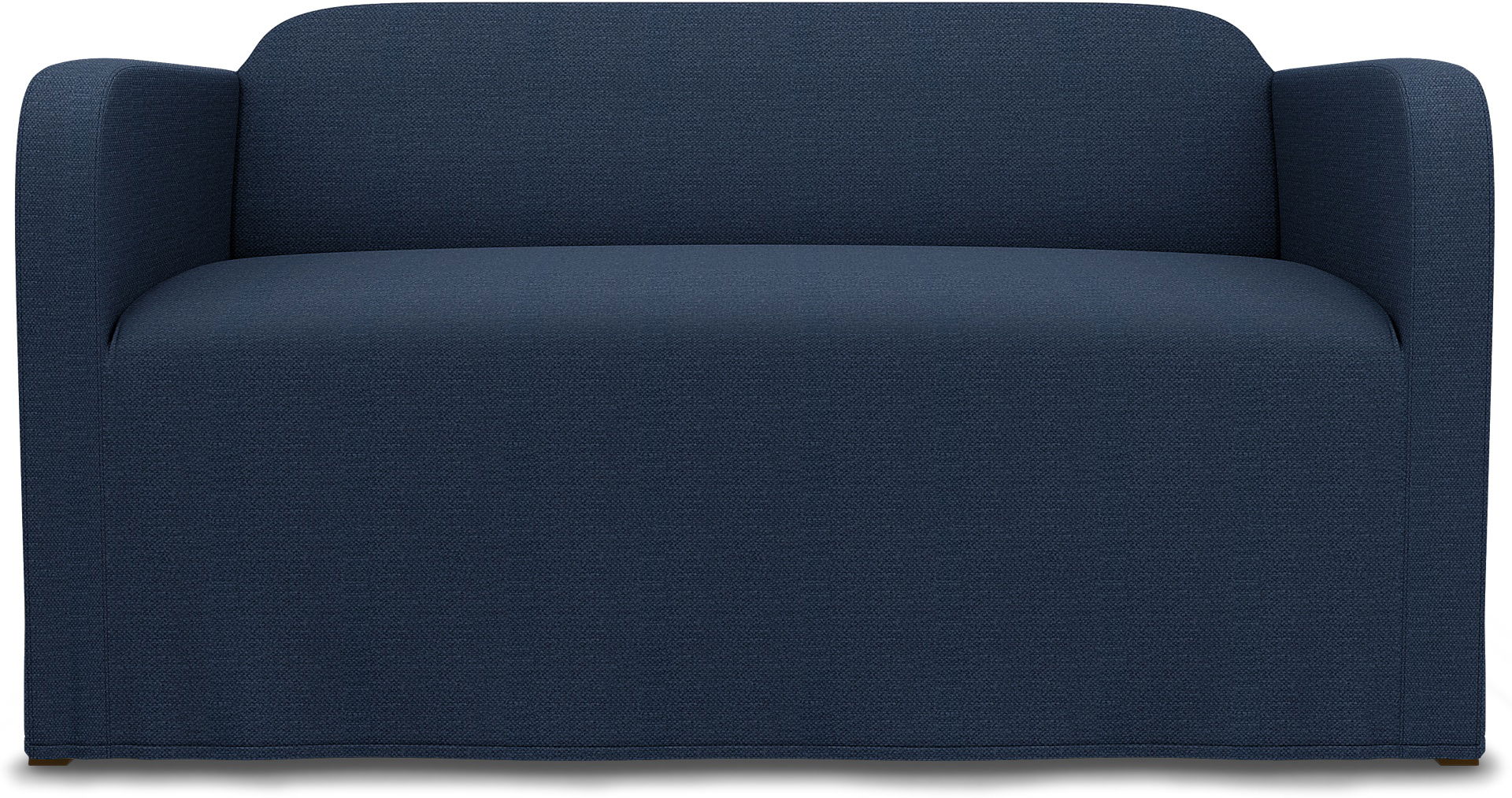 IKEA - Linanäs 2 Seater cover, Navy Blue, Linen - Bemz