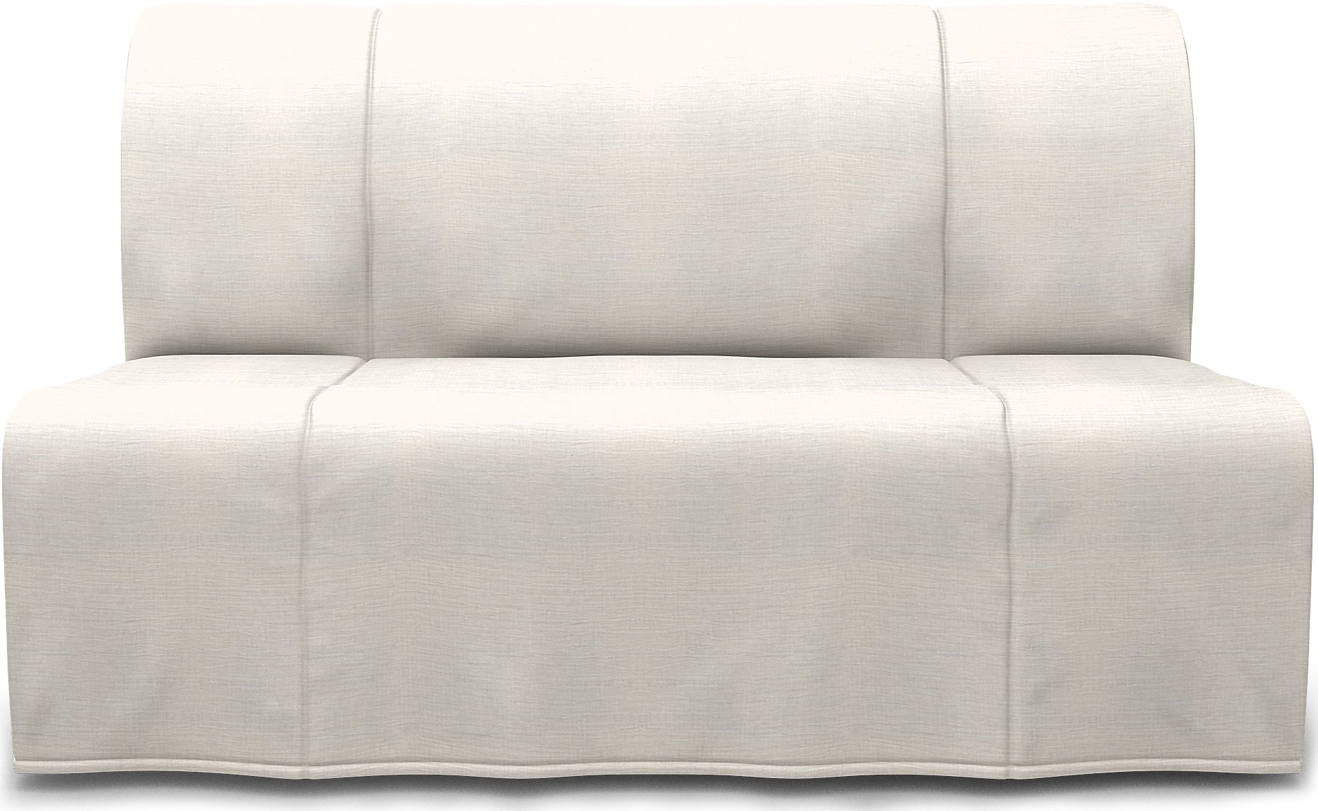 IKEA - Lycksele 2 Seater Bedsofa, Soft White, Linen - Bemz