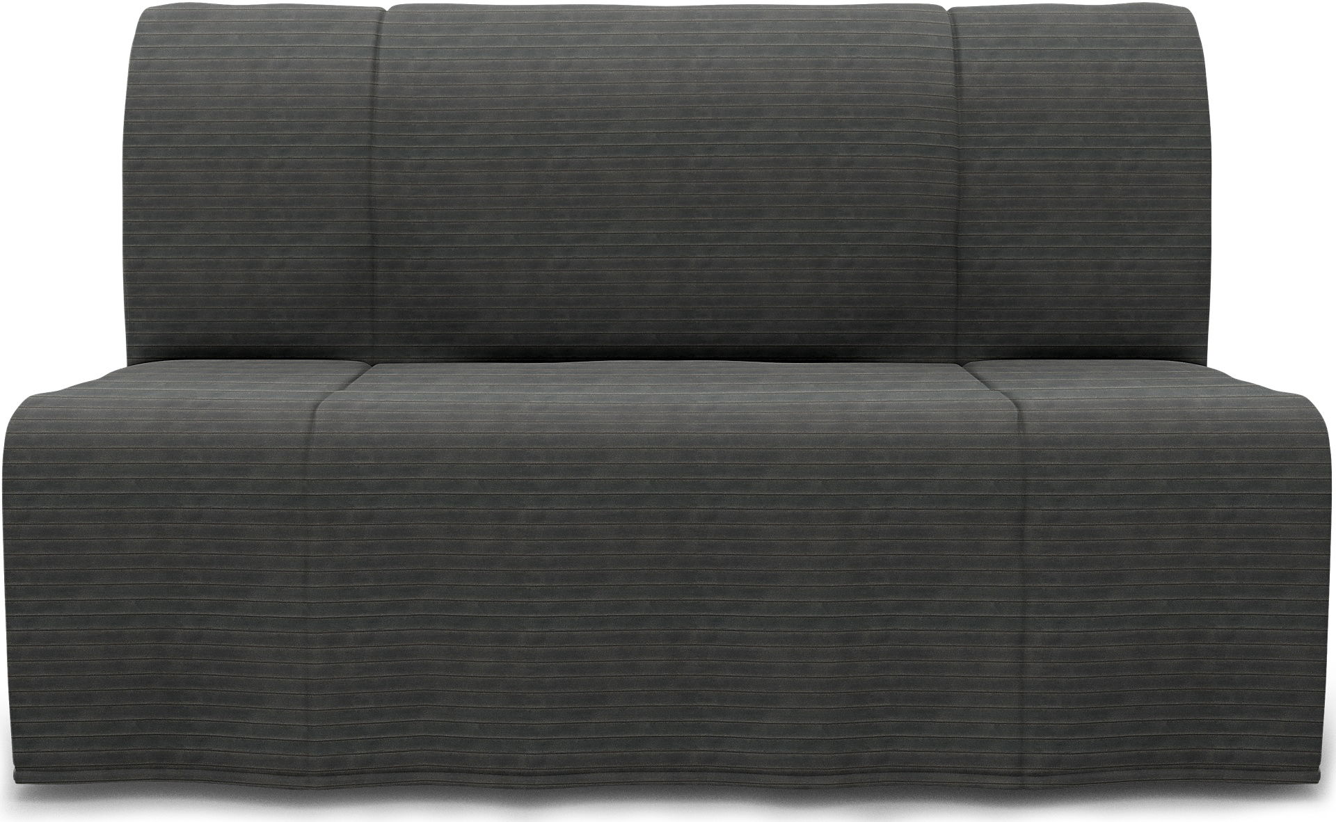 IKEA - Lycksele 2 Seater Bedsofa, Licorice, Corduroy - Bemz