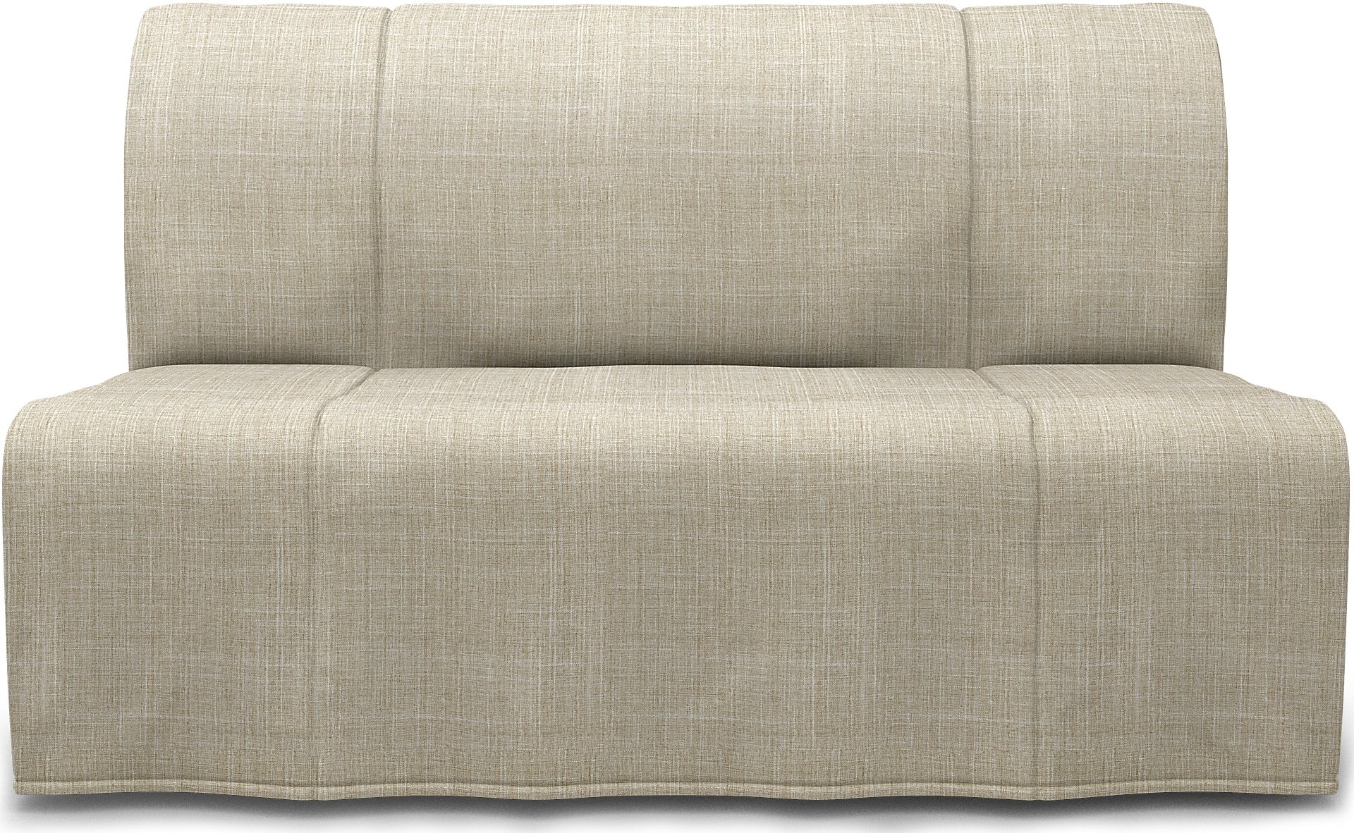 IKEA - Lycksele 2 Seater Bedsofa, Sand Beige, Boucle & Texture - Bemz