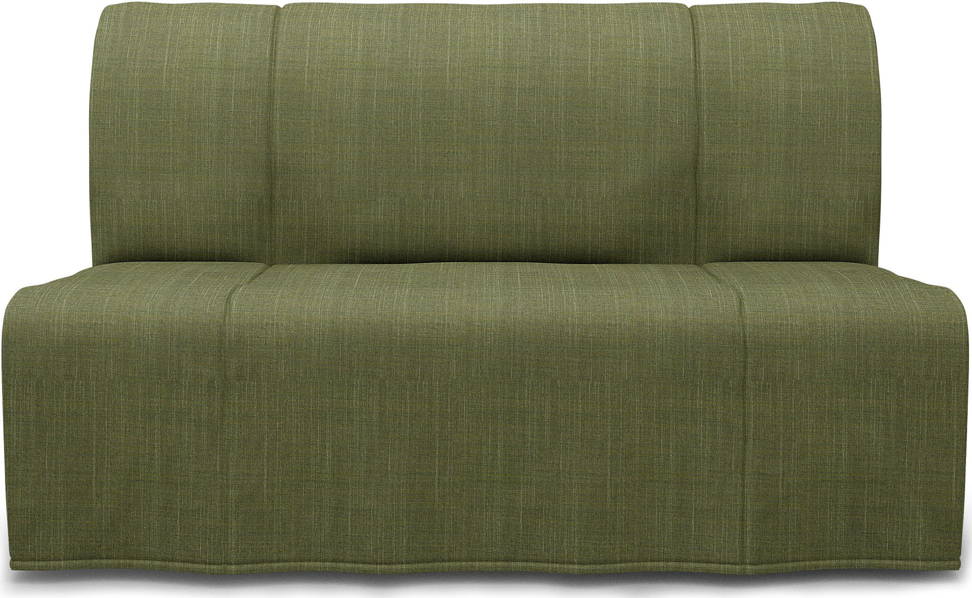 IKEA - Lycksele 2 Seater Bedsofa, Moss Green, Bouclé & Texture - Bemz