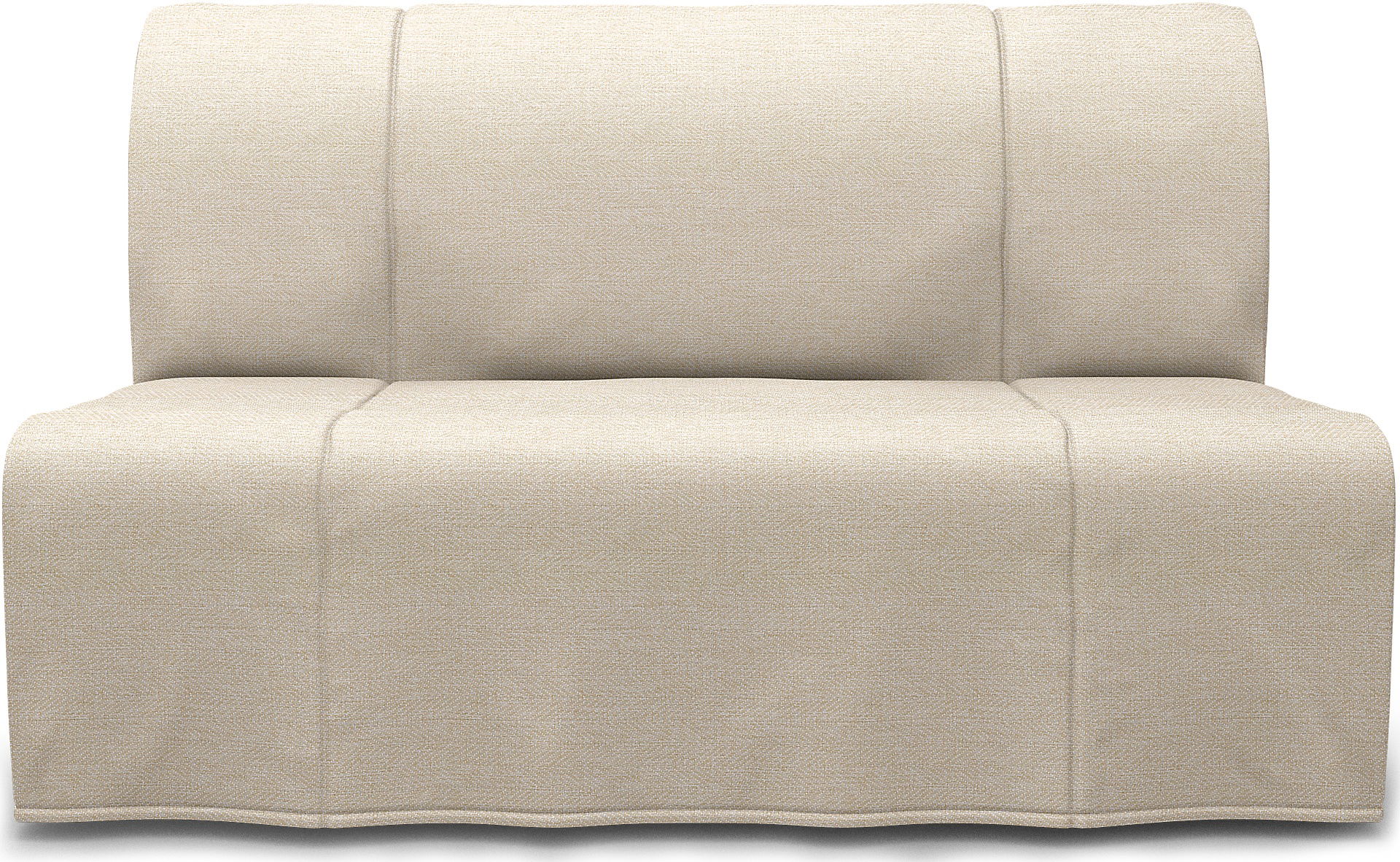 IKEA - Lycksele 2 Seater Bedsofa, Natural, Bouclé & Texture - Bemz