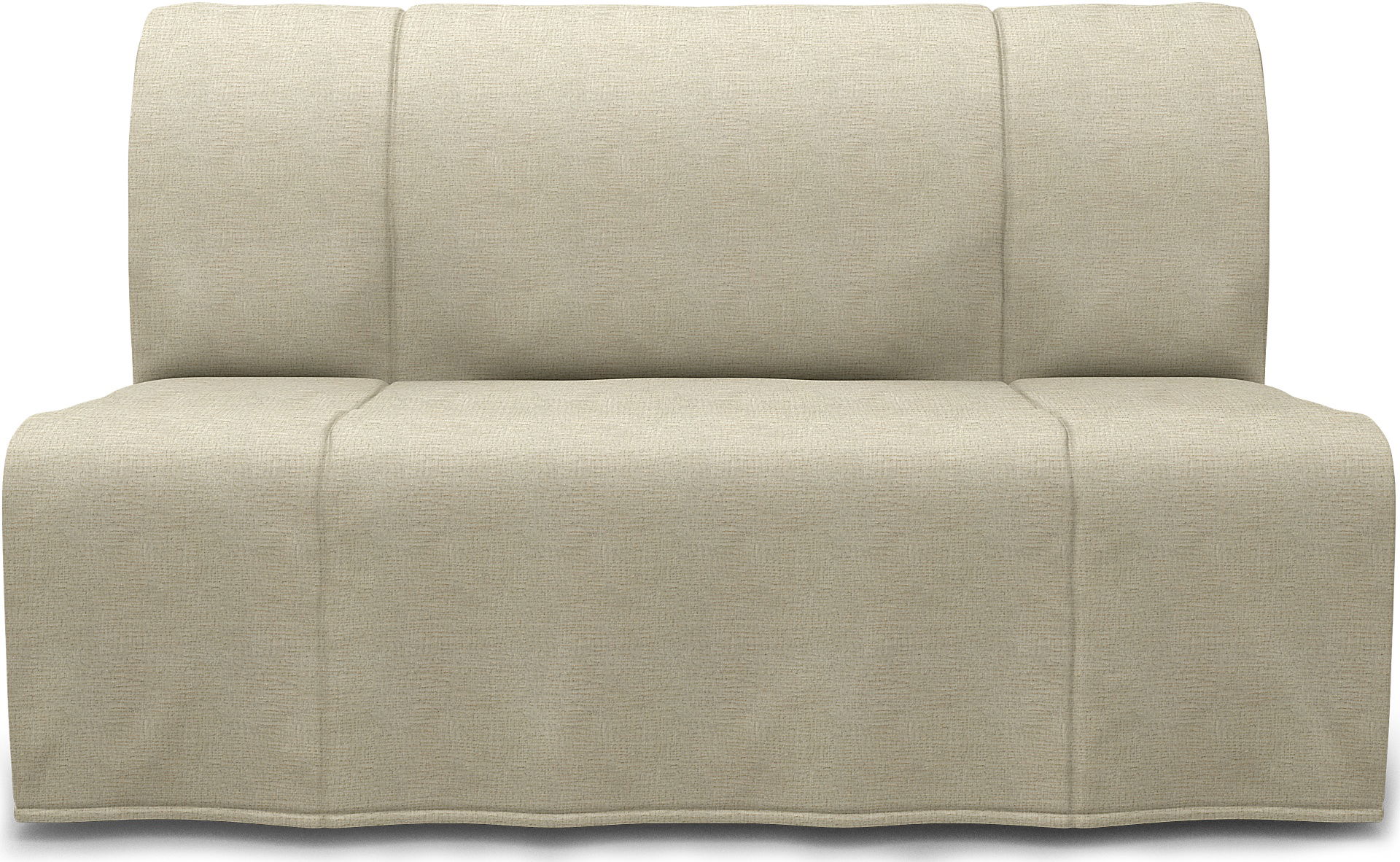 IKEA - Lycksele 2 Seater Bedsofa, Soft White, Bouclé & Texture - Bemz