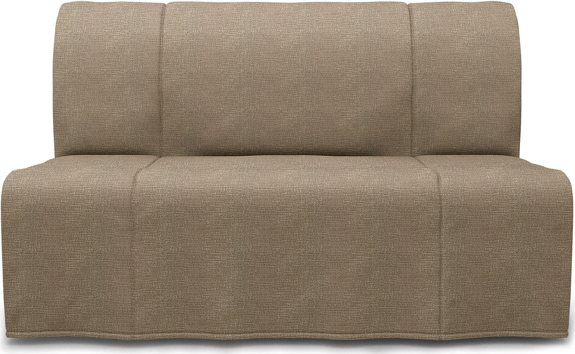 IKEA - Lycksele 2 Seater Bedsofa, Camel, Bouclé & Texture - Bemz