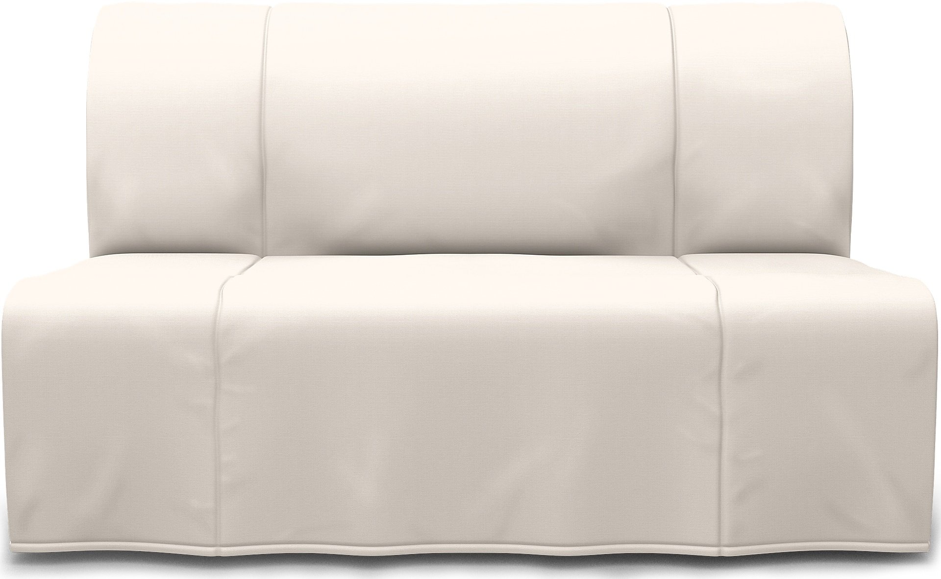 IKEA - Lycksele 2 Seater Bedsofa, Soft White, Cotton - Bemz