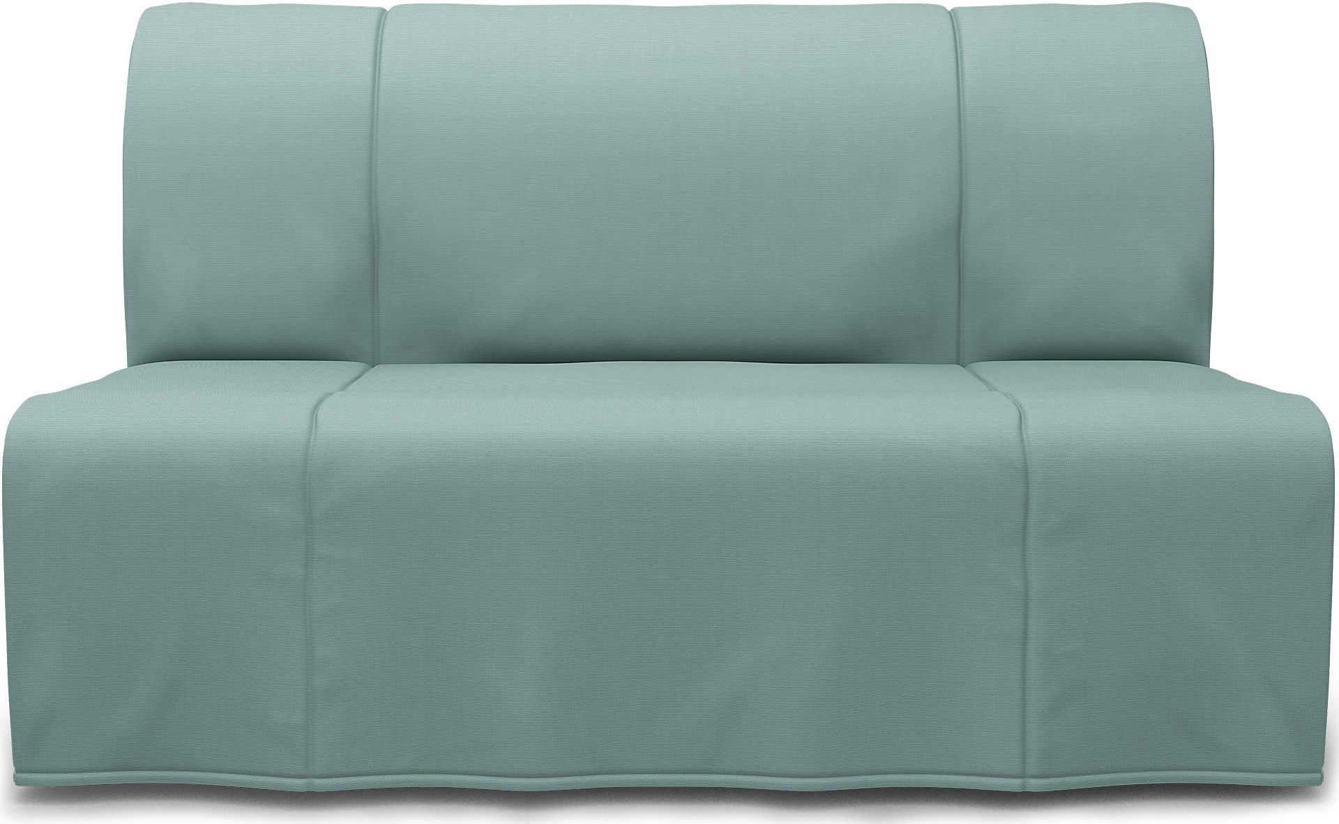 IKEA - Lycksele 2 Seater Bedsofa, Mineral Blue, Cotton - Bemz