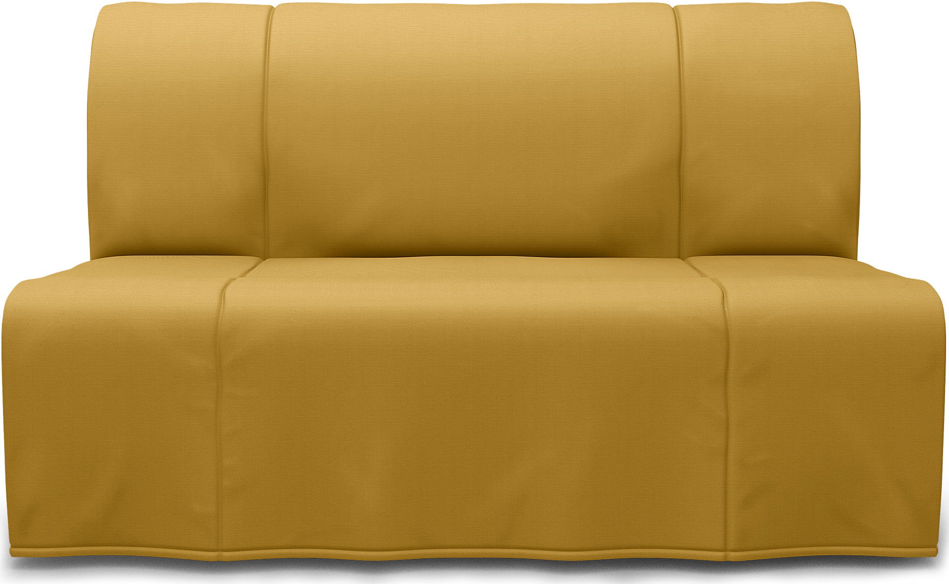 IKEA - Lycksele 2 Seater Bedsofa, Honey Mustard, Cotton - Bemz