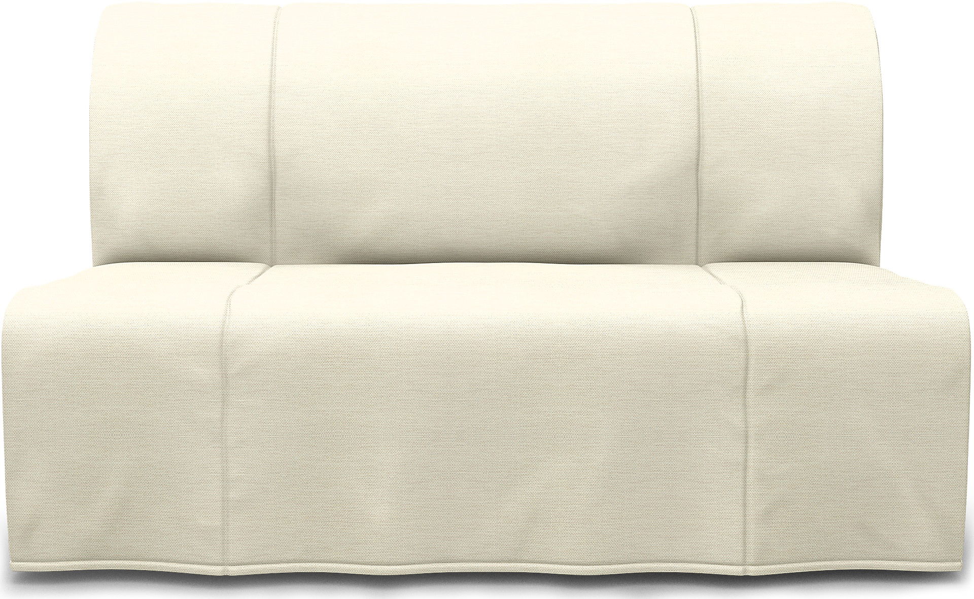 IKEA - Lycksele 2 Seater Bedsofa, Sand Beige, Cotton - Bemz