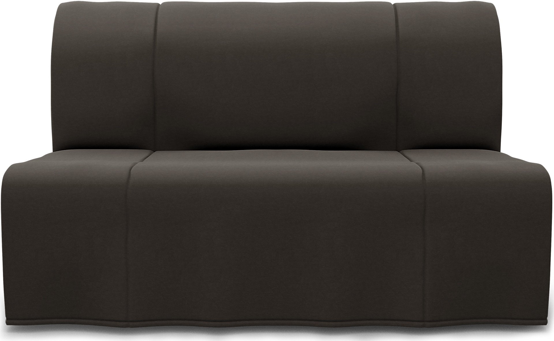 IKEA - Lycksele 2 Seater Bedsofa, Licorice, Velvet - Bemz