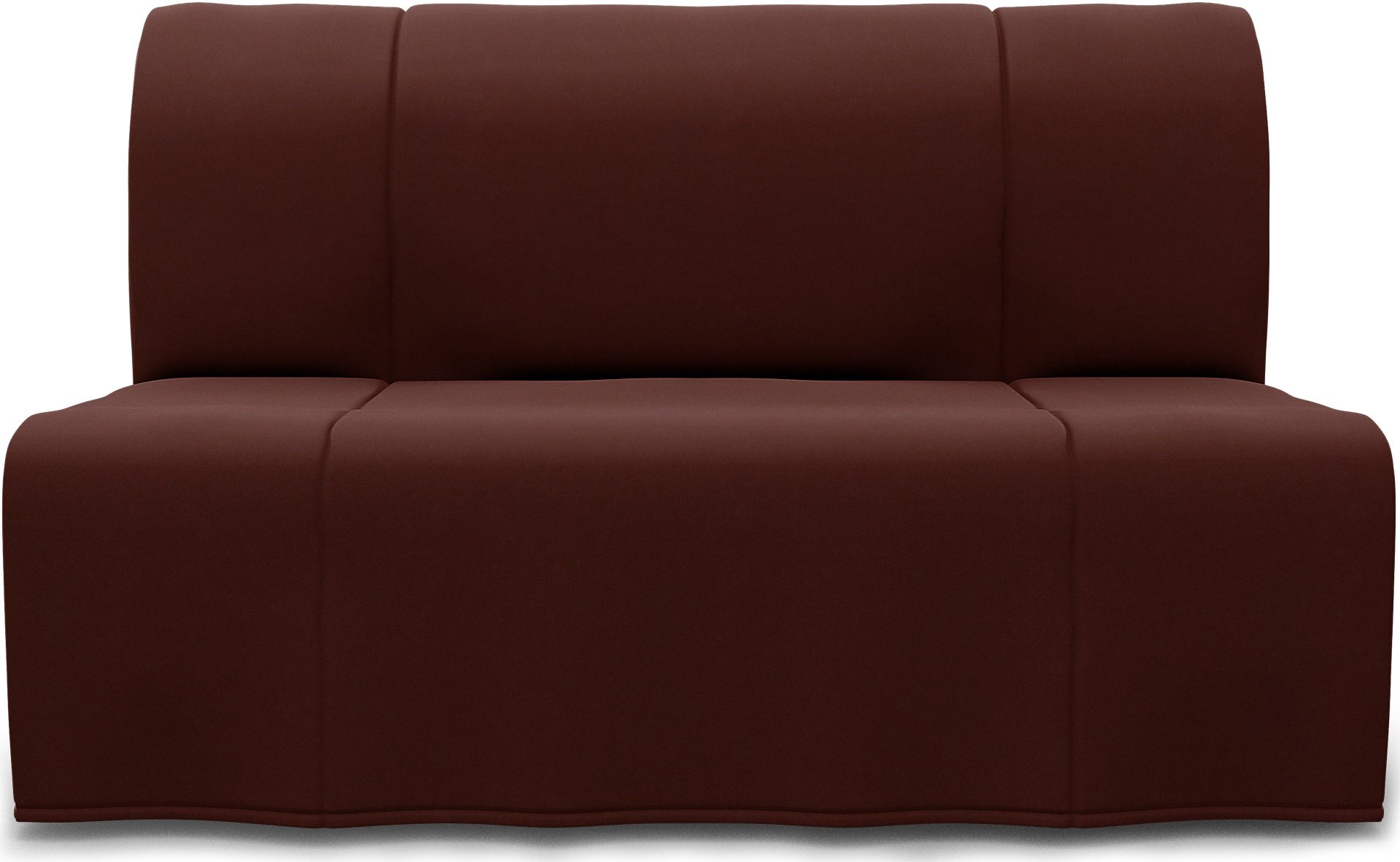 IKEA - Lycksele 2 Seater Bedsofa, Ground Coffee, Velvet - Bemz