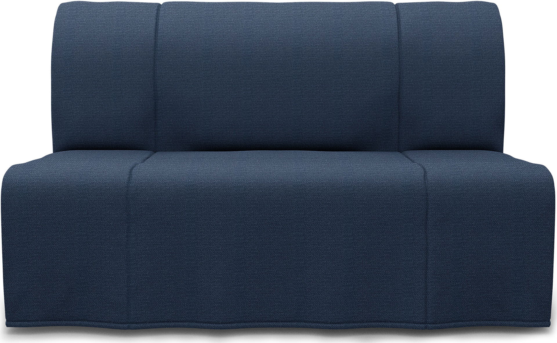 IKEA - Lycksele 2 Seater Bedsofa, Navy Blue, Linen - Bemz