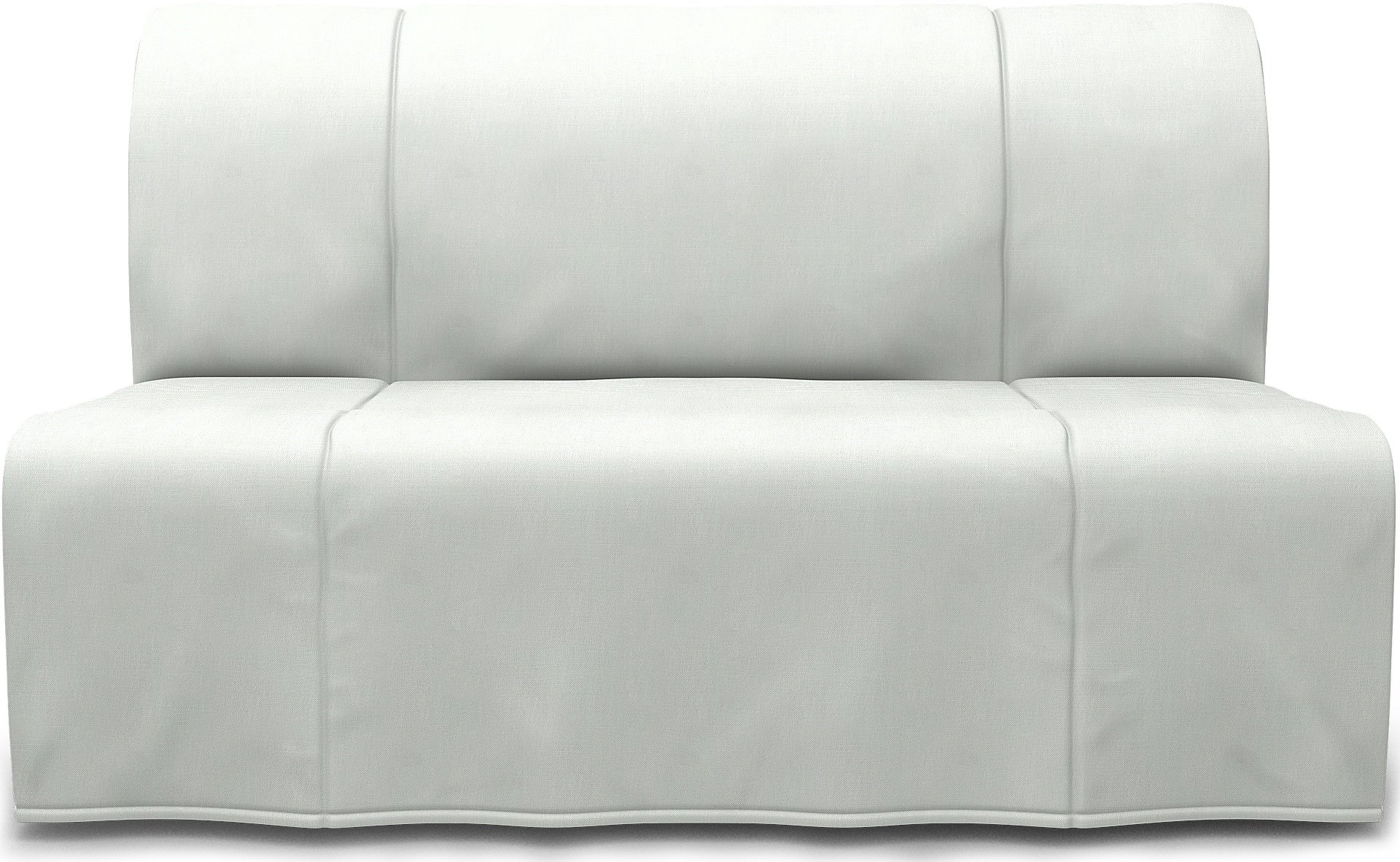 IKEA - Lycksele 2 Seater Bedsofa, Silver Grey, Linen - Bemz